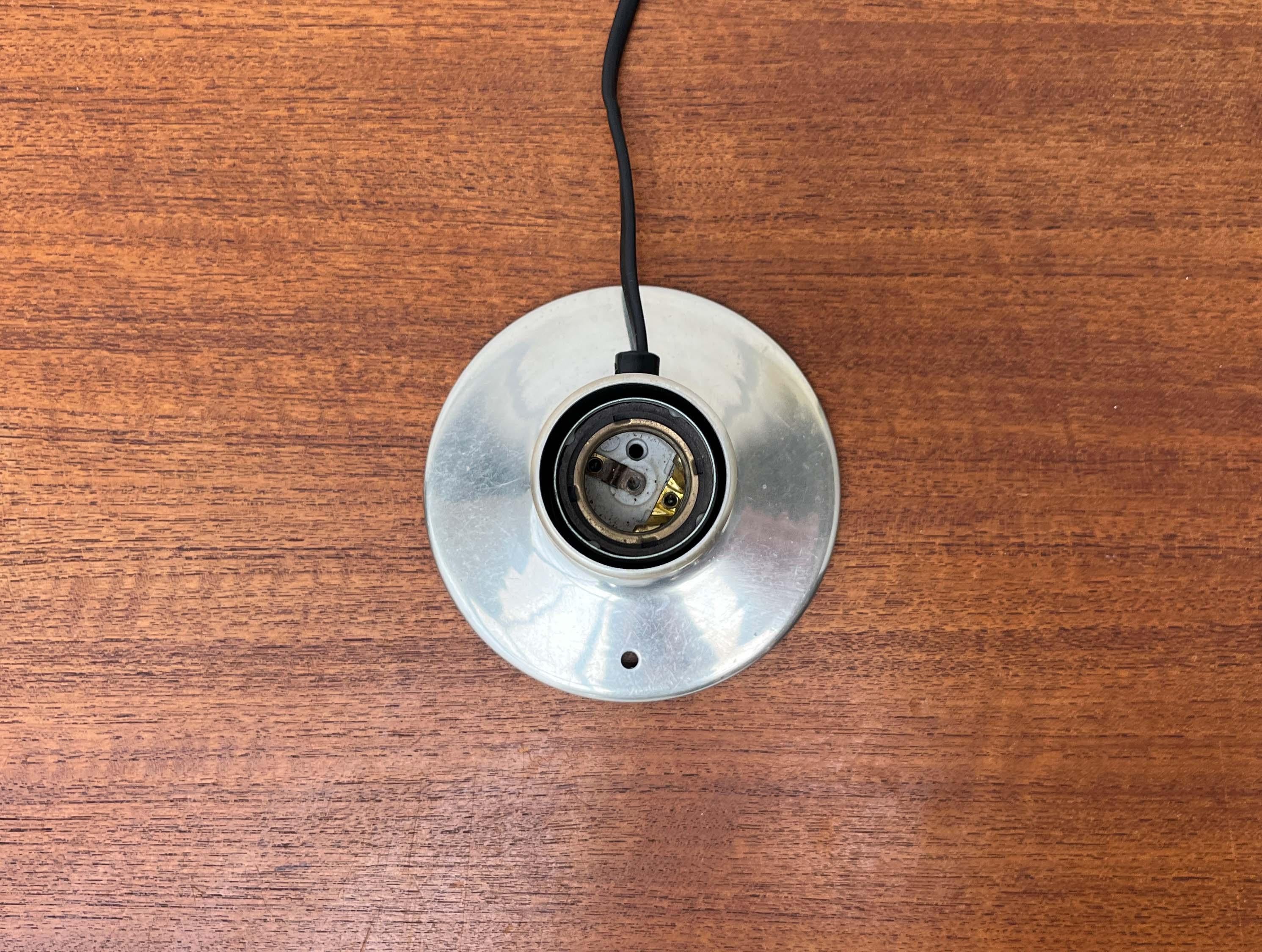 Metal Space Age Minimalist Table or Wall Lamp, 1960s For Sale