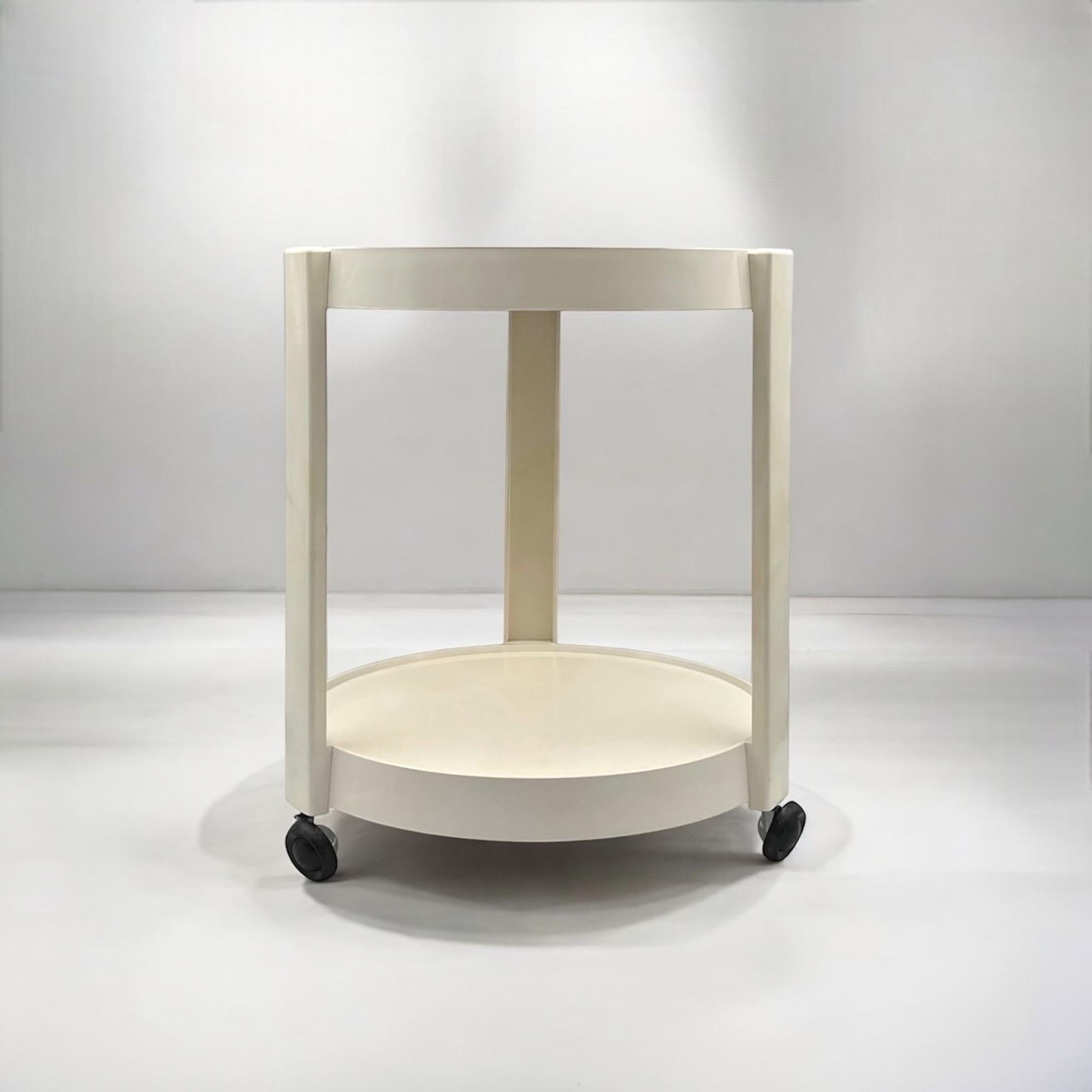 Late 20th Century Space Age Mobile Bar Trolley Table Kastilia Made in Italy, 1970s
