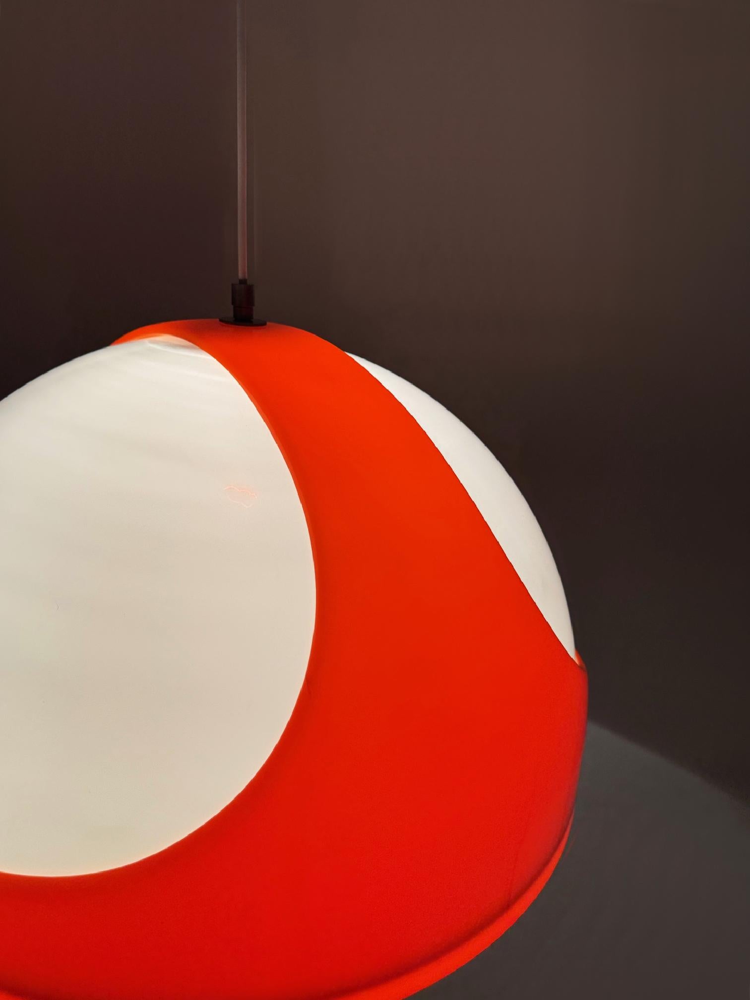 A Space Age Mod. 4064 Pendelleuchte von Gerd Lange, Kartell, 1960er Jahre Italien (Kartell Museum) 7
