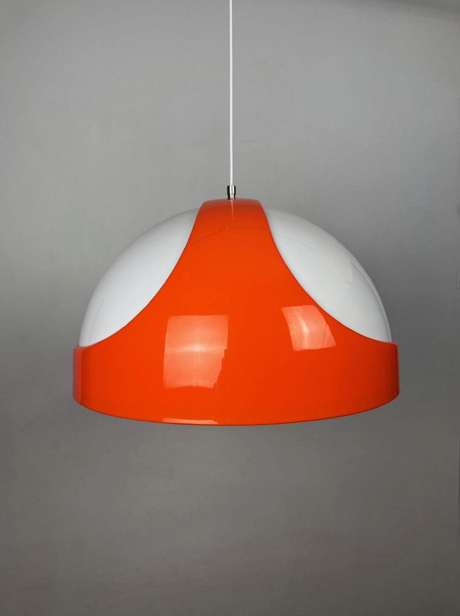 A Space Age Mod. 4064 Pendelleuchte von Gerd Lange, Kartell, 1960er Jahre Italien (Kartell Museum) (Kunststoff)