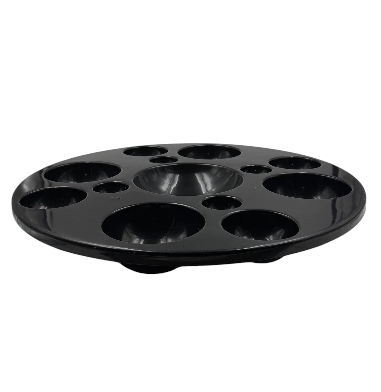 Centre de table noir 