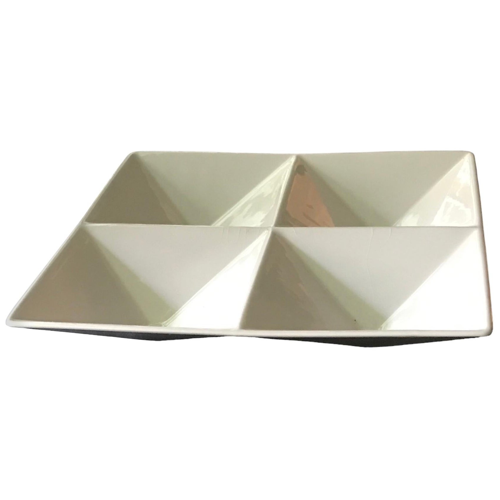 Modern Age Iittala Lokerovati Piatto da portata bianco Kaj Frank Arabia of Finland