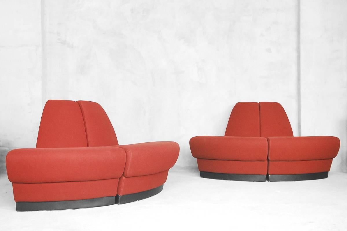 Space Age Modular Danish Sofa from Kinnarps 1