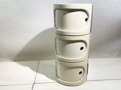 Space Age Modular Three-Tier Storage Unit by Marc Held for Prisunic, 1970's