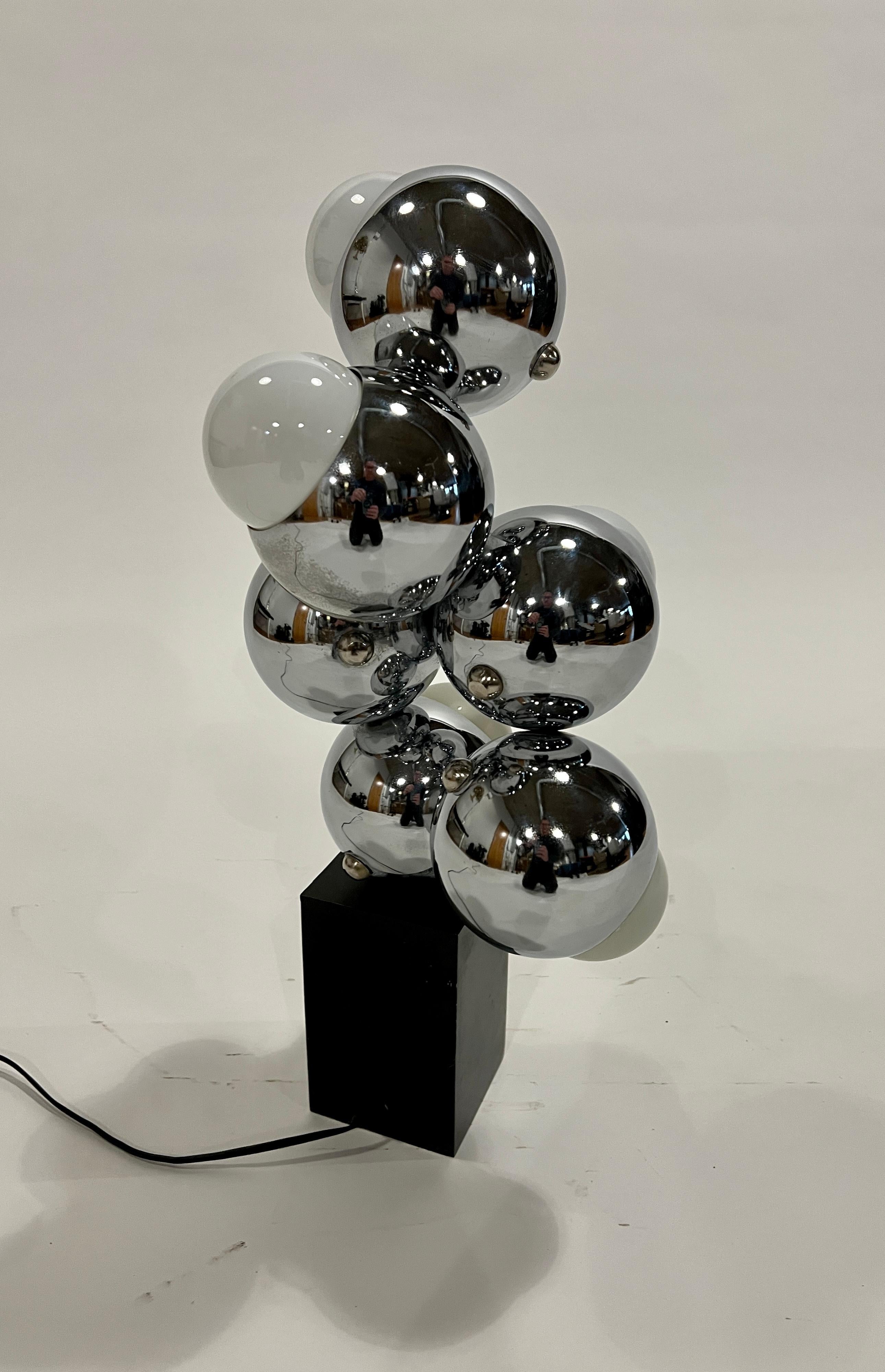 Space Age Molecule Lamp by Robert Sonneman 3