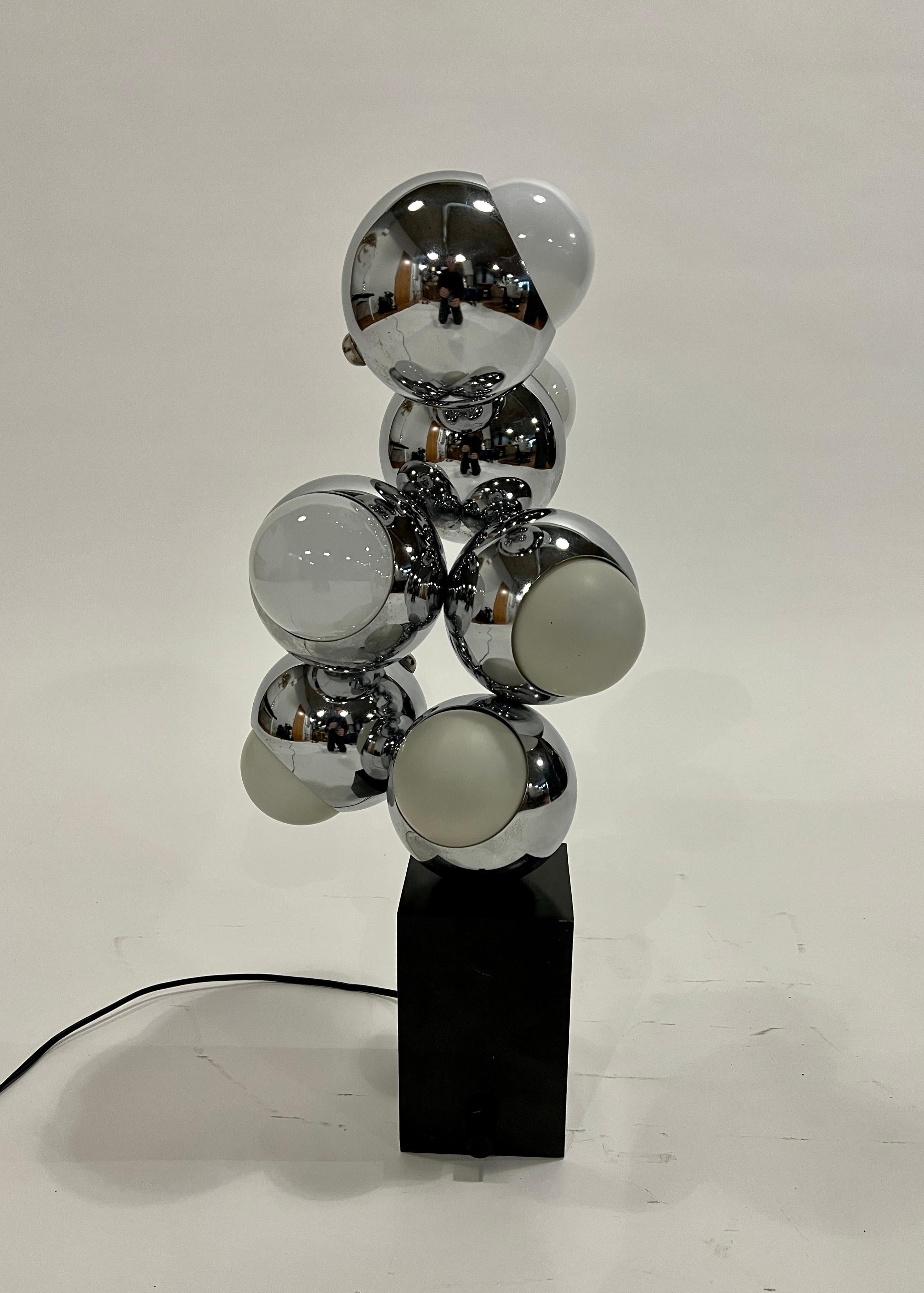 Space Age Molecule Lamp by Robert Sonneman 1