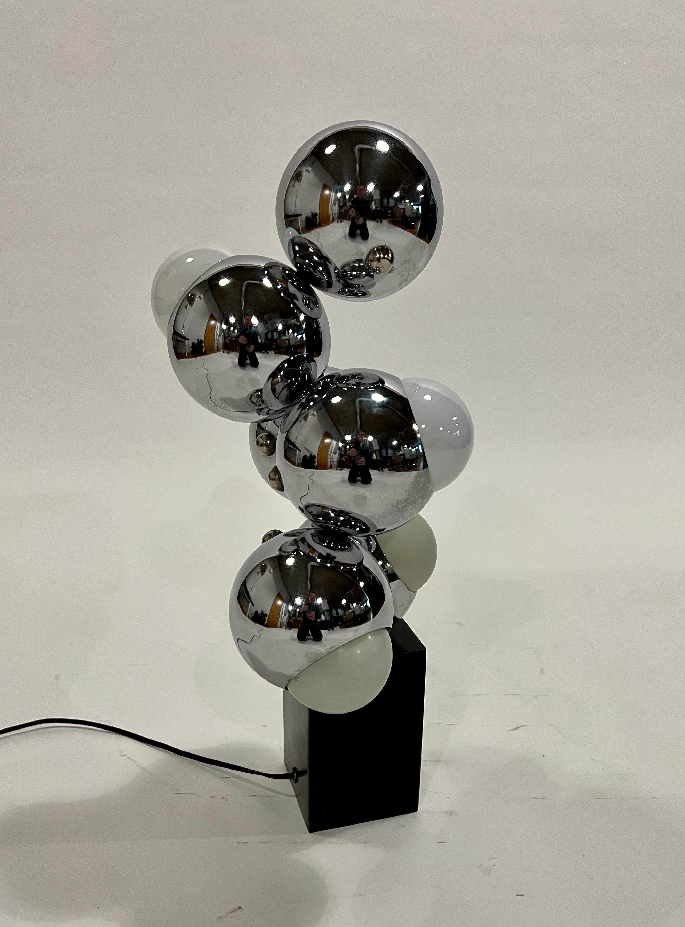 Space Age Molecule Lamp by Robert Sonneman 2