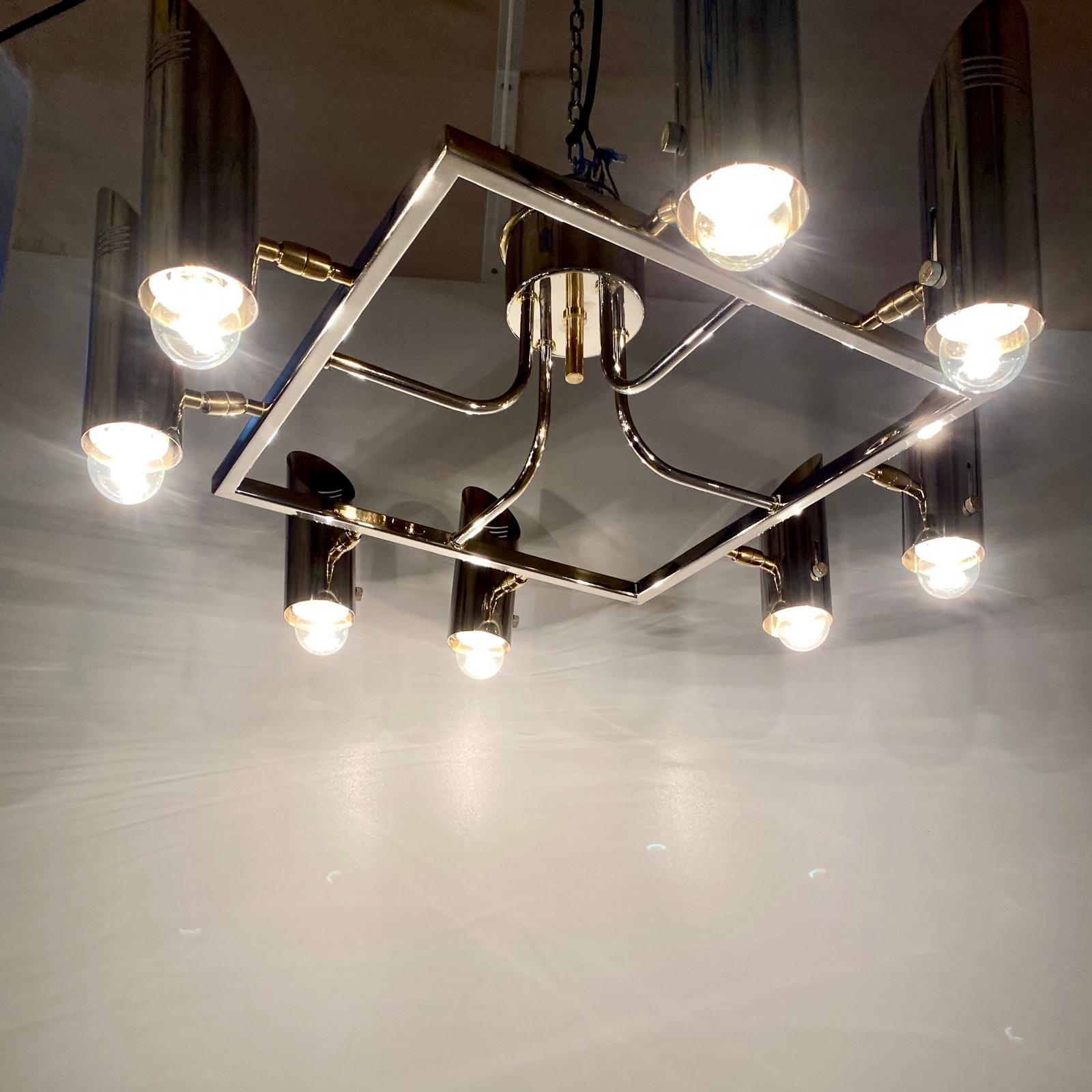 Space Age Lampada da soffitto a più luci A Space AGE nello stile di Stilnovo,  Italia anni '70 in vendita