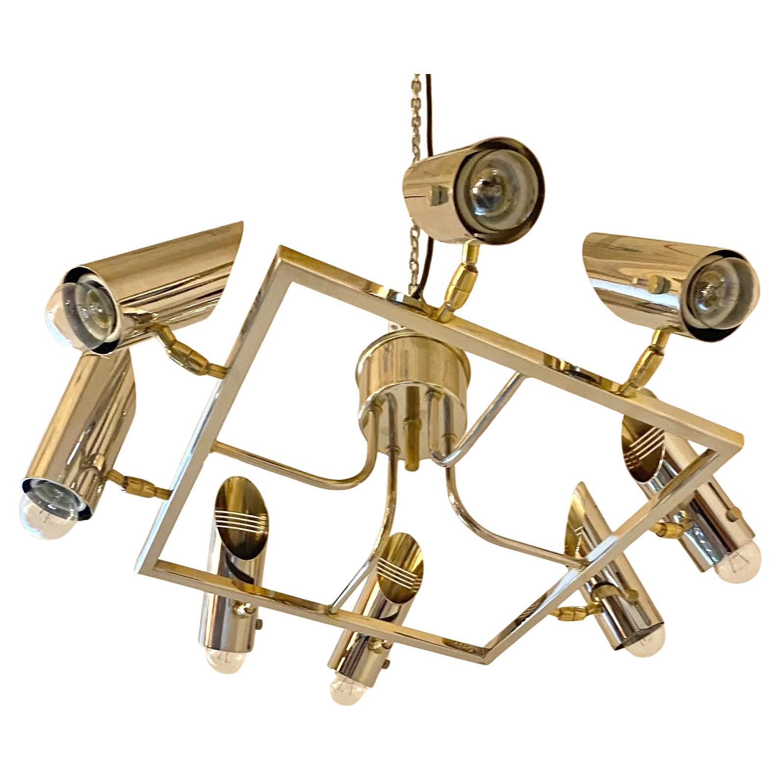Plafonnier Space Aights Multi Lights dans le style de Stilnovo,  Italie années 1970