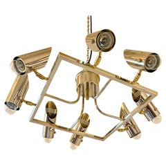 Plafonnier Space Aights Multi Lights dans le style de Stilnovo,  Italie années 1970