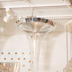 Space-Age Murano Glass Flush Mount