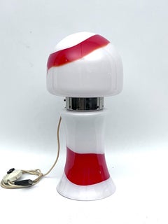 Space age Murano glass table lamp by Mazzega. Italy 1970s