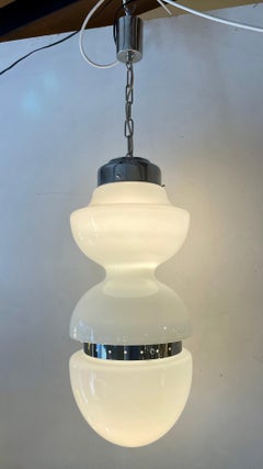 Lampada a sospensione di Murano dell'età dello spazio, Italia, anni '70