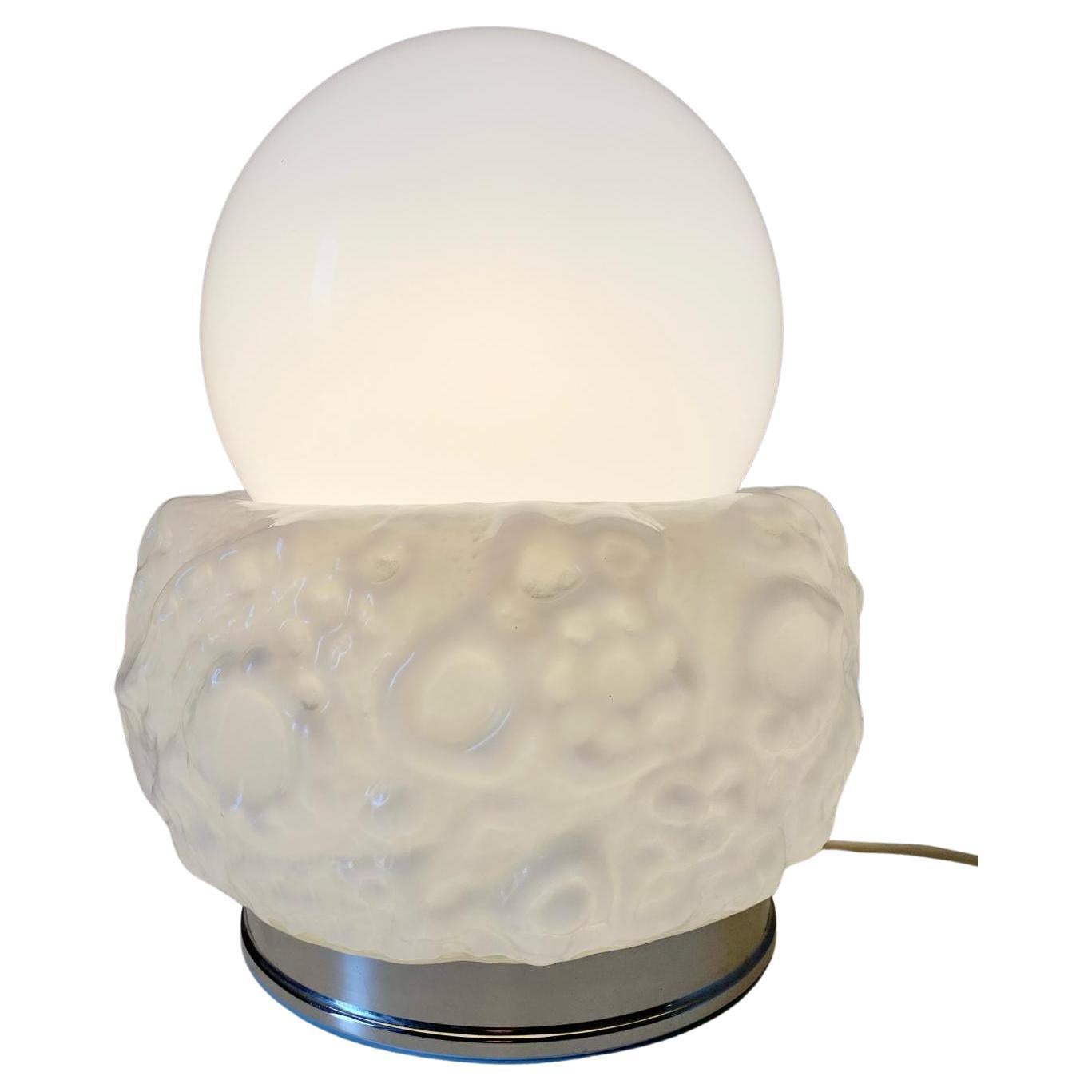 Lámpara de mesa Space Age Murano, Carlo Nason, Italia 1970 Era espacial en venta