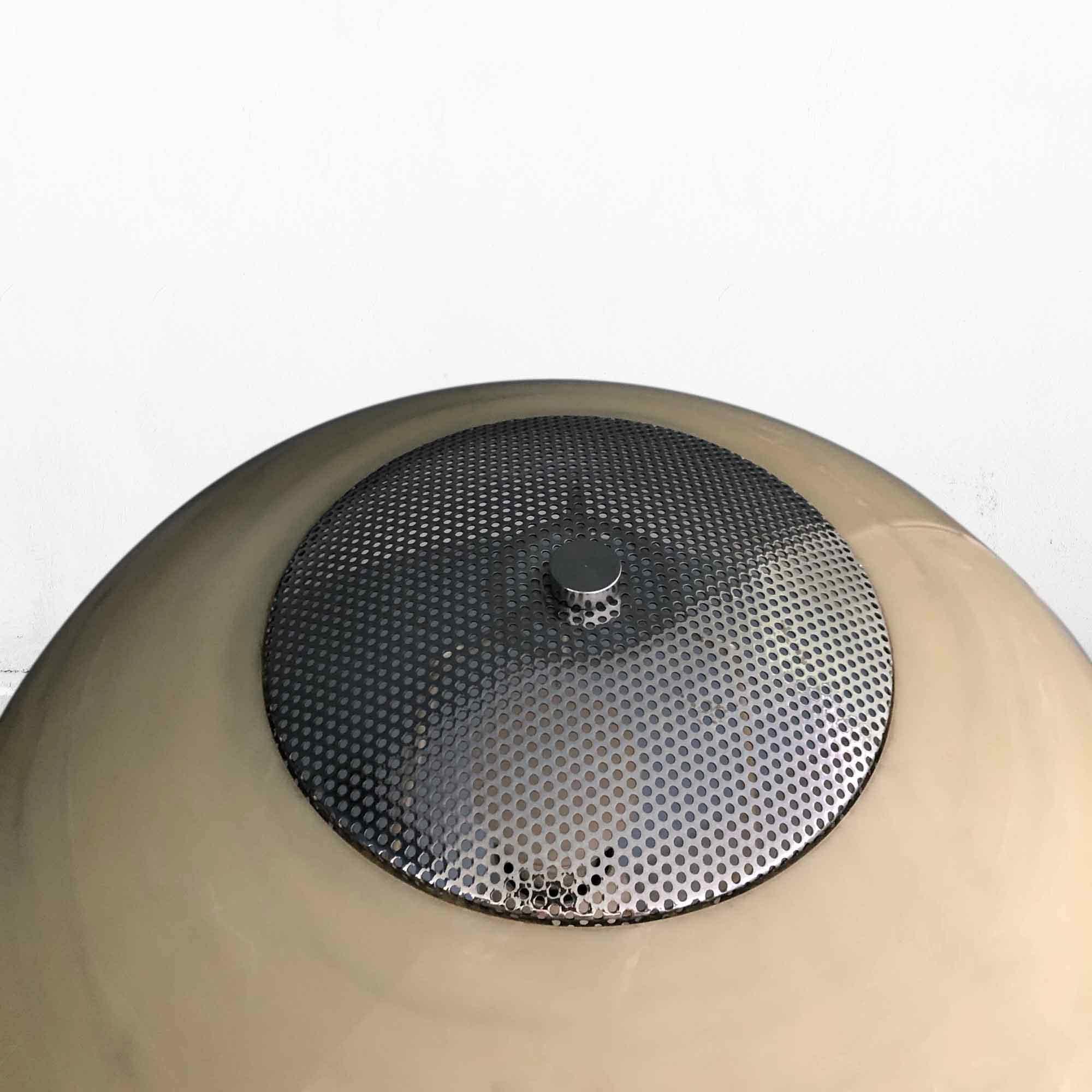 Late 20th Century Space-Age Mushroom Floor Lamp with Marble Look