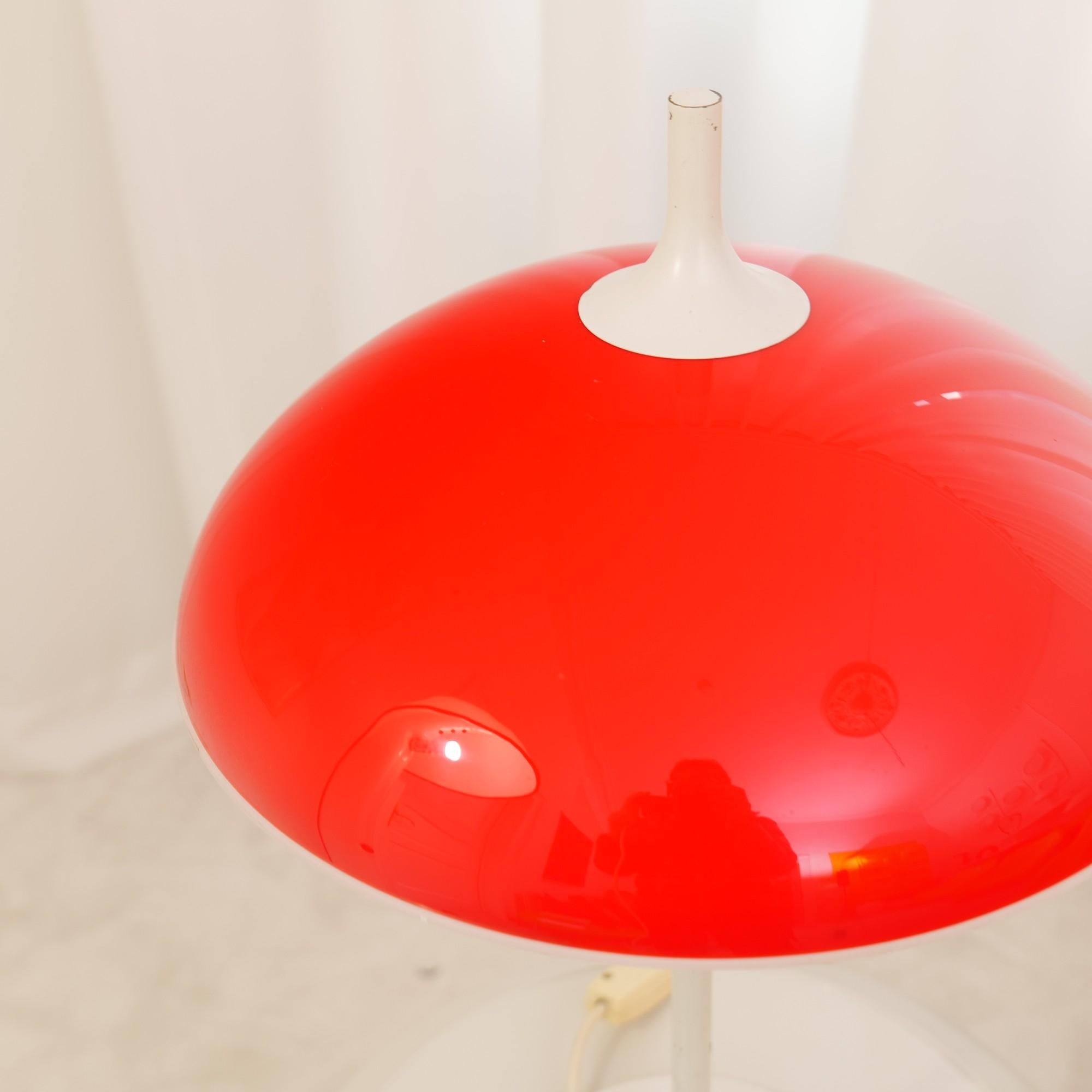 Swiss space age mushroom lamp by Temde - 1970s For Sale