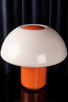 Space Age Mushroom Table Lamp by Martinelli Luce, Italia Años 70
