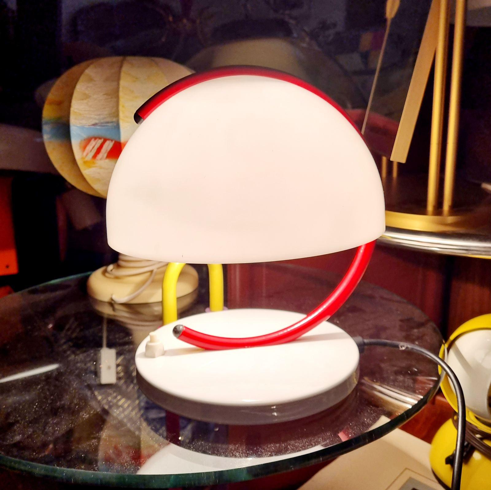 Space Age Mushroom Table Lamp Designed by Luigi Massoni for Guzzini, Italy 70s 4