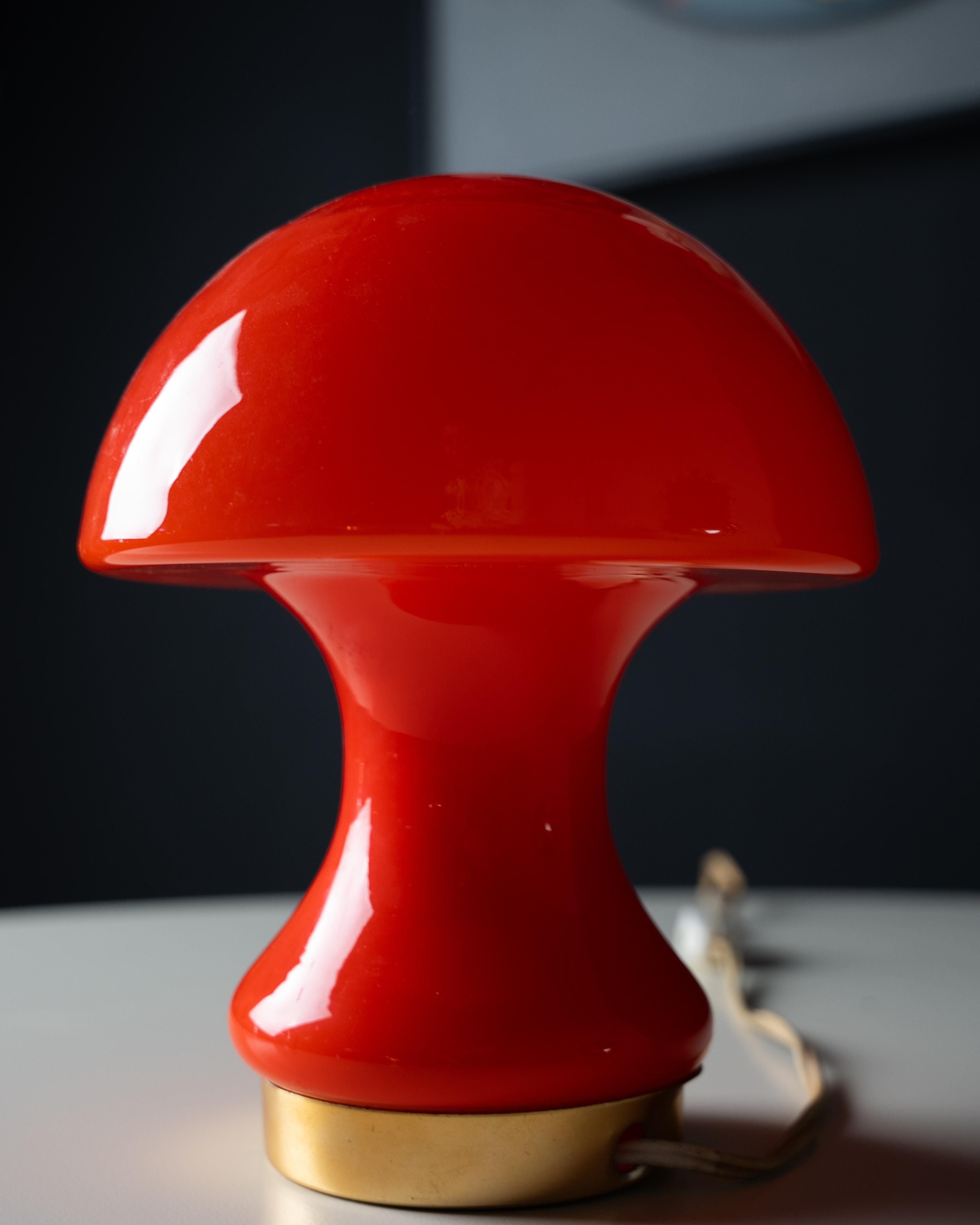 A Space Age Pilz Tischlampe im Angebot 1