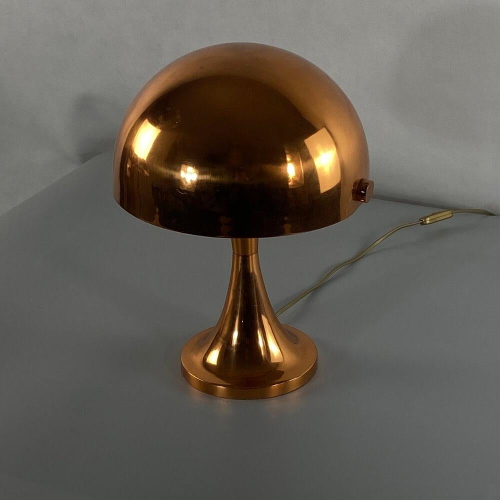Metal Space age mushroom table lamp from the 60s For Sale