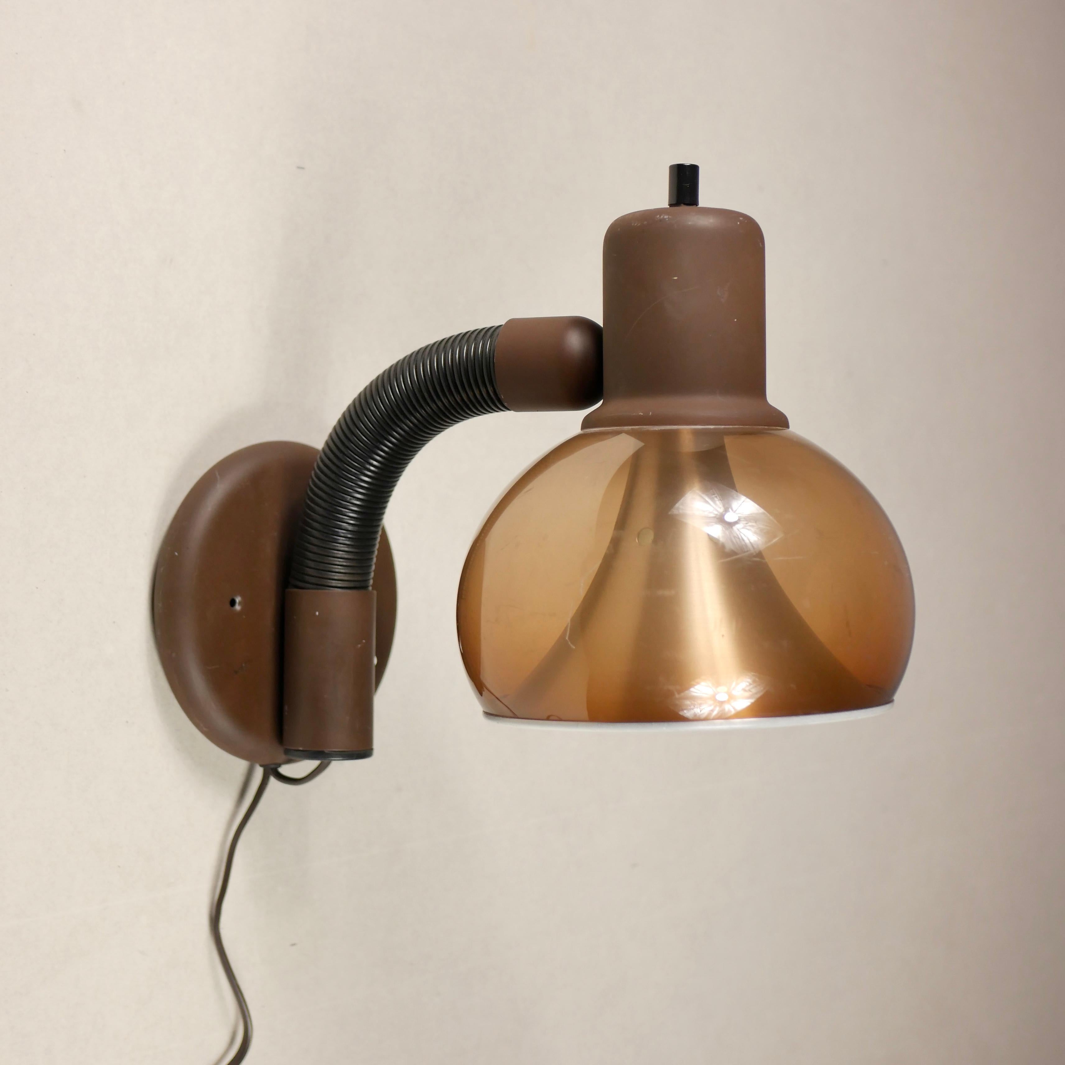 mushroom wood wall lamp