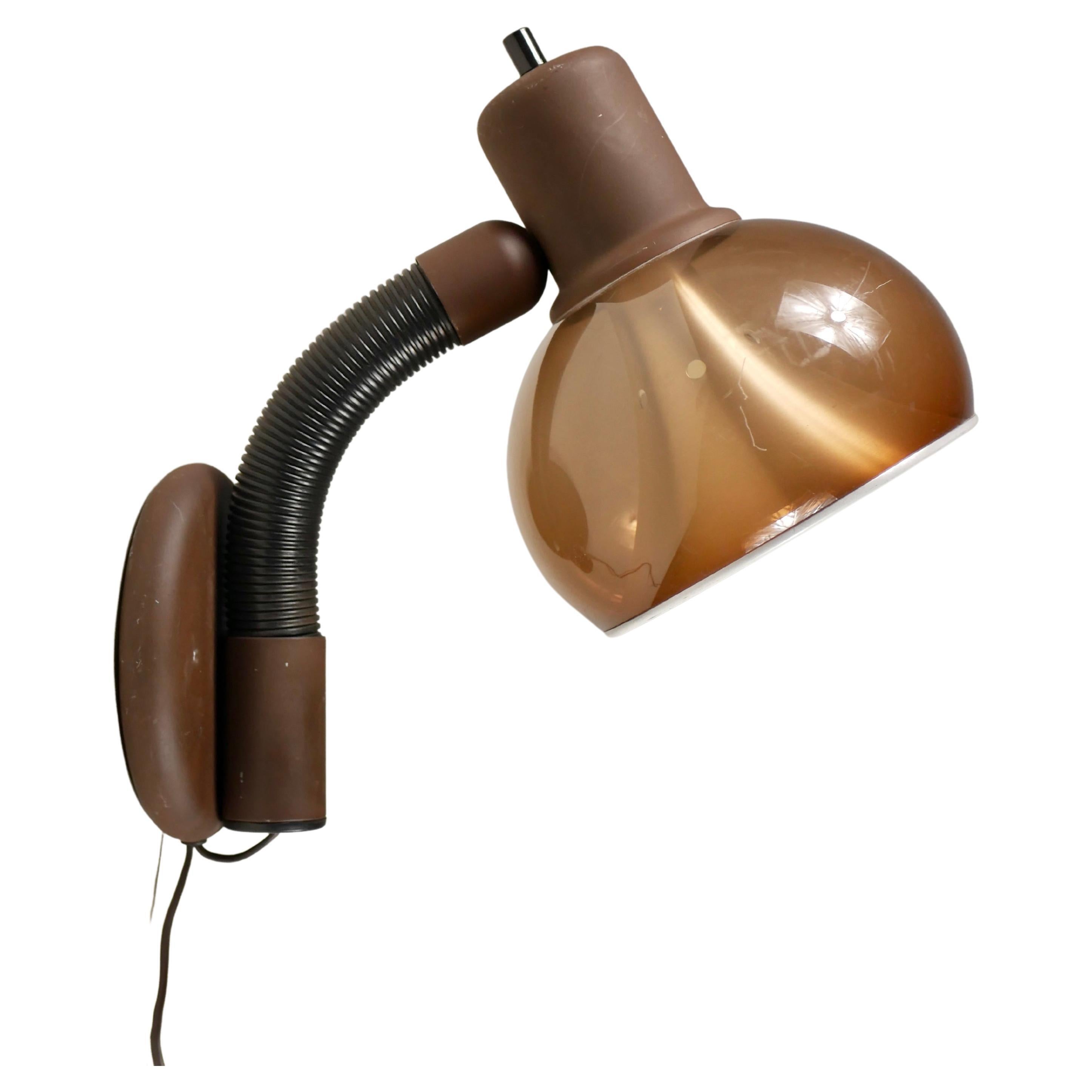 Space Age Mushroom Wall Light from the Netherlands, 1970s For Sale