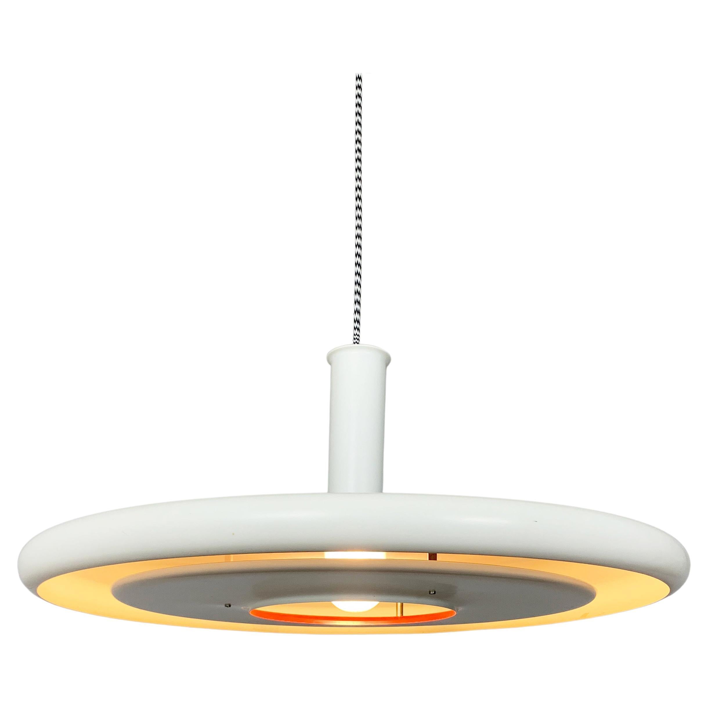 XL Space Age Optima Pendant Lamp in UFO Style by Hans Due Fog & Mørup Denmark