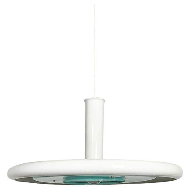 Space Age Optima Pendant Lamp in UFO Style by Hans Due Fog & Mørup Denmark For Sale