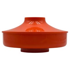 Vintage Space Age Orange Plastic Jar by Luigi Massoni for Guzzini, 1960s