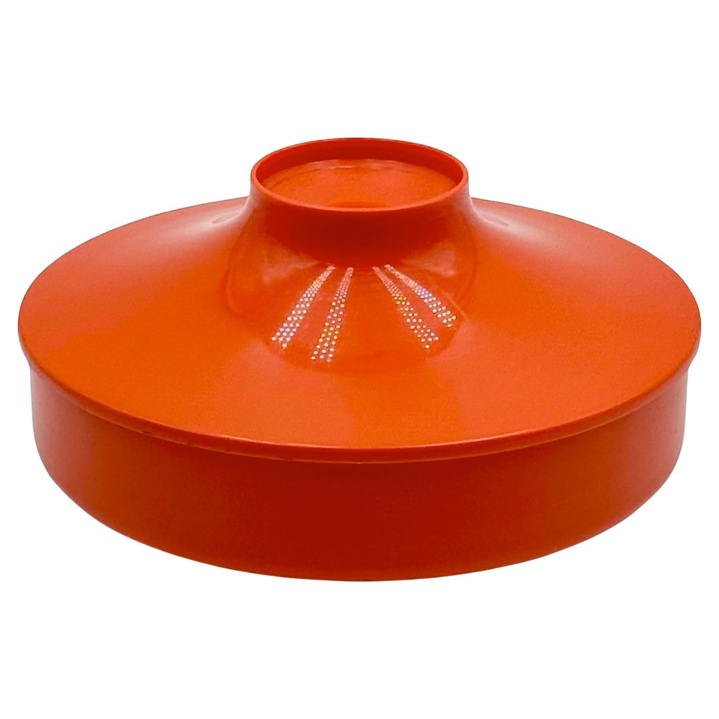 Space Age Orange Plastic Jar by Luigi Massoni for Guzzini, 1960s