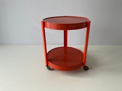 A Space Age Orange Plexiglas Trolley, 1970er Jahre, Deutschland