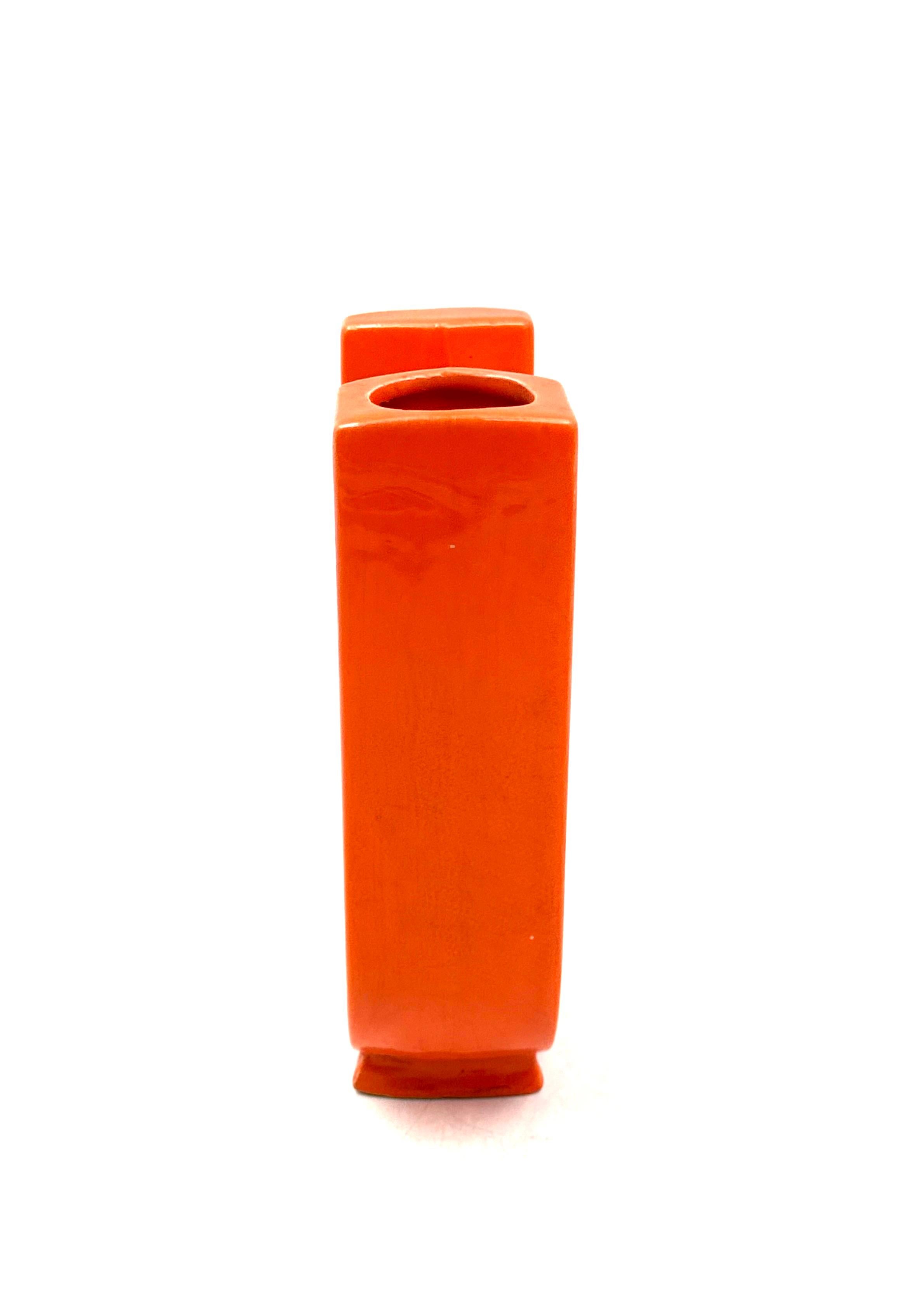 Vase solifleur en céramique en forme de lettre U de l'ère spatiale, Marcel Radureau ca.1970 en vente 1