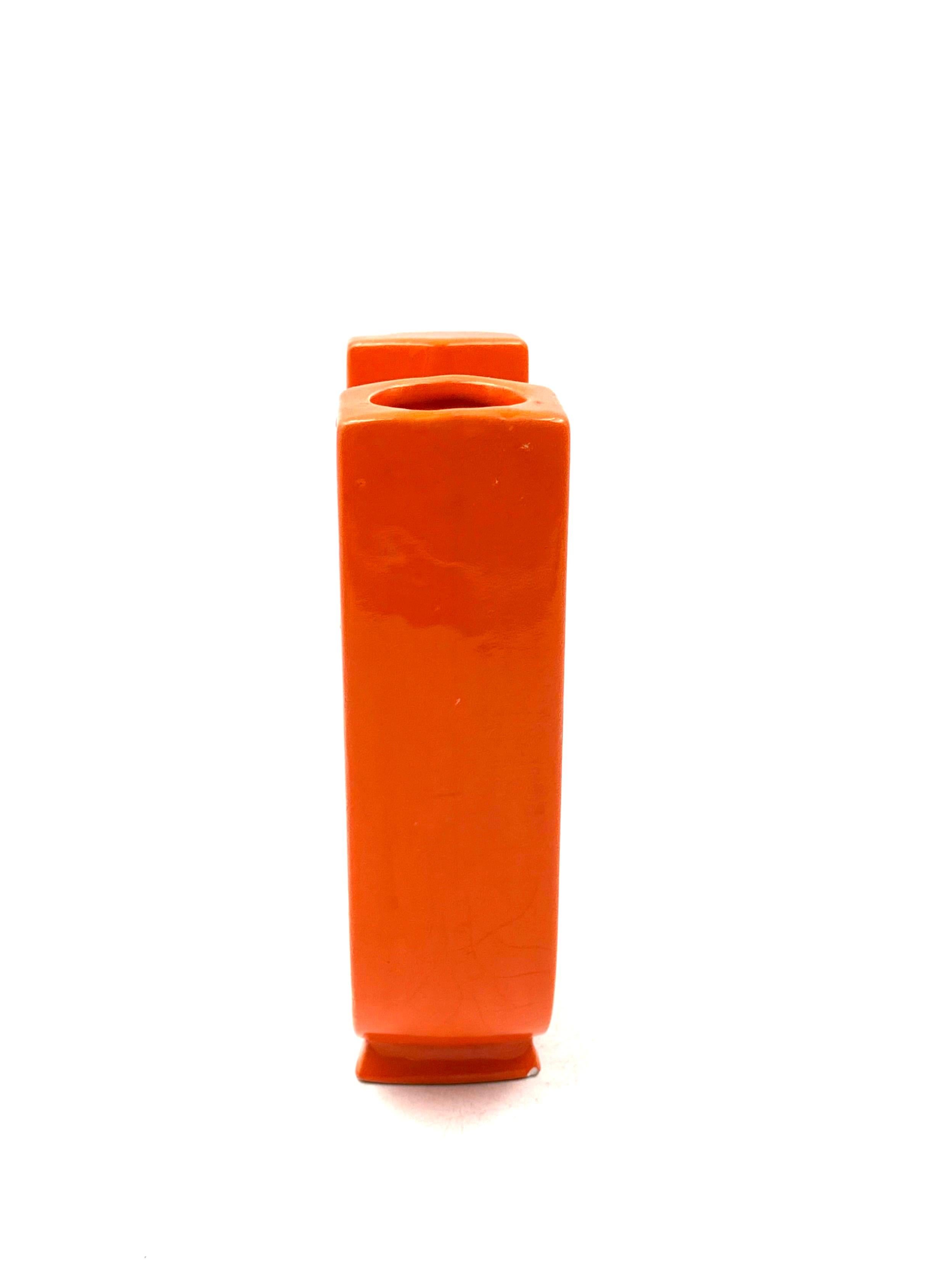 Vase solifleur en céramique en forme de lettre U de l'ère spatiale, Marcel Radureau ca.1970 en vente 1