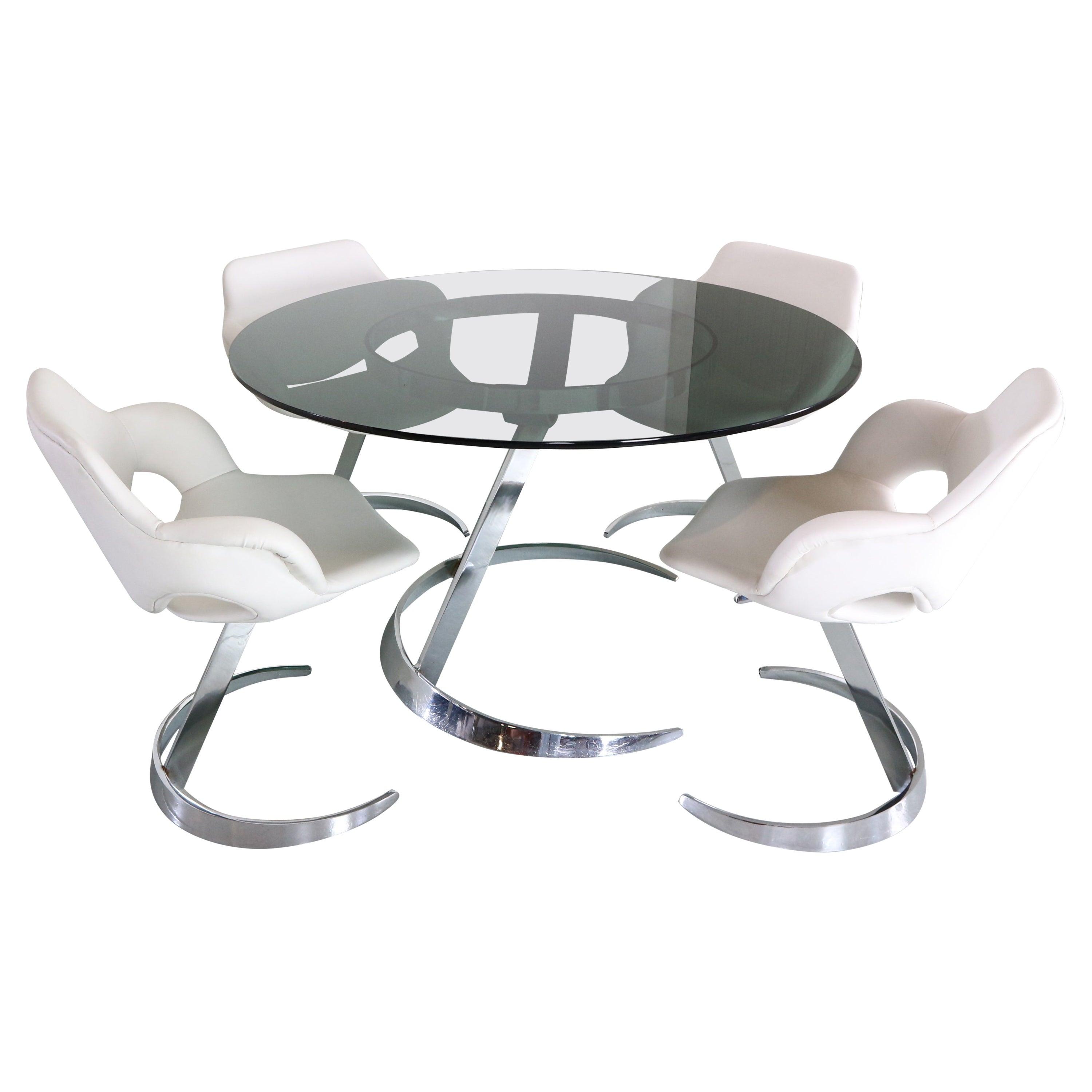 Original Space Age Conjunto de comedor Boris Tabacoff, Años 70, Francia