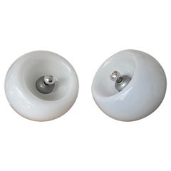 Coppia di Lampade Vacuna in vetro di Murano di Artemide, Italia, 1968