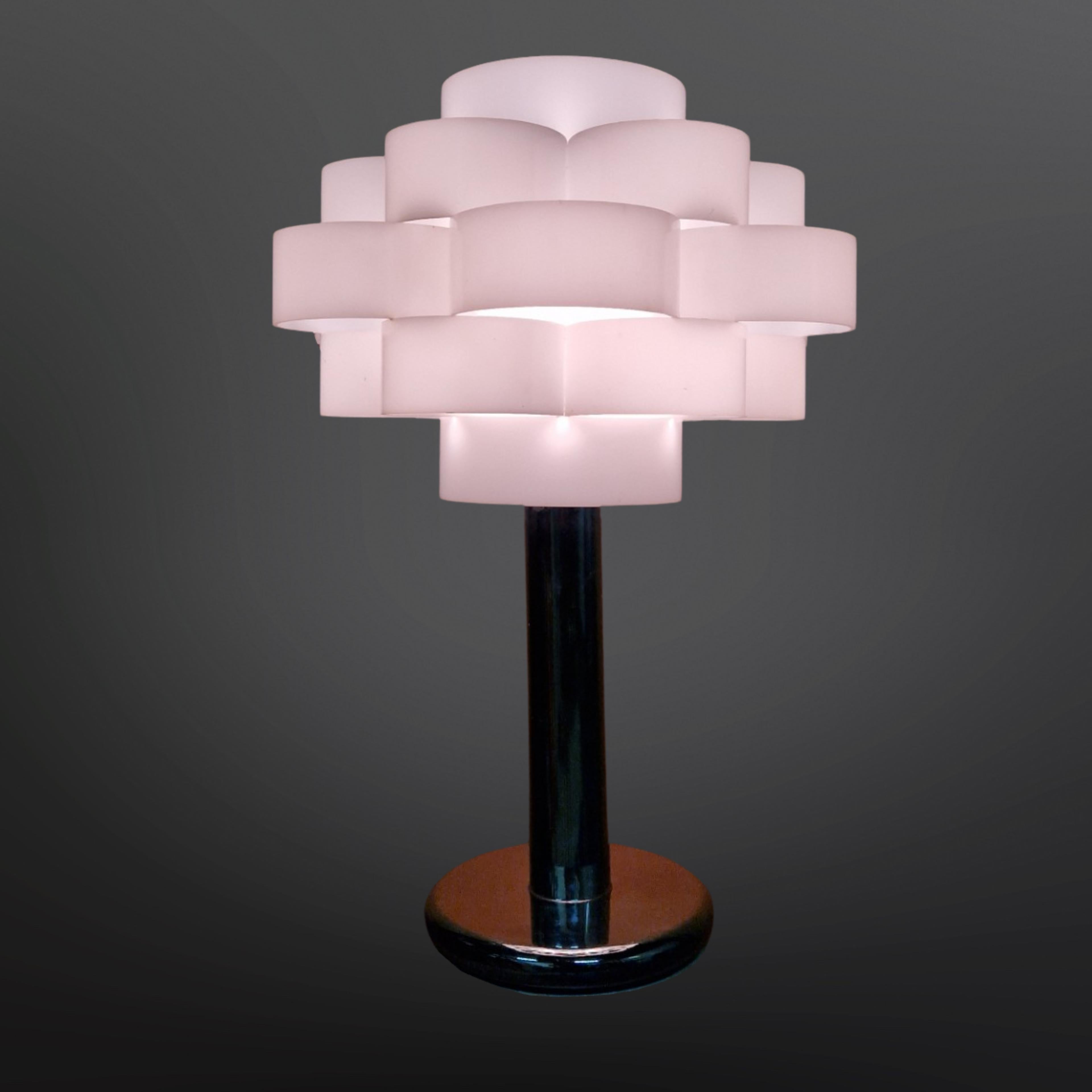 Space age Panton style table lamp, Italy 1960s 2