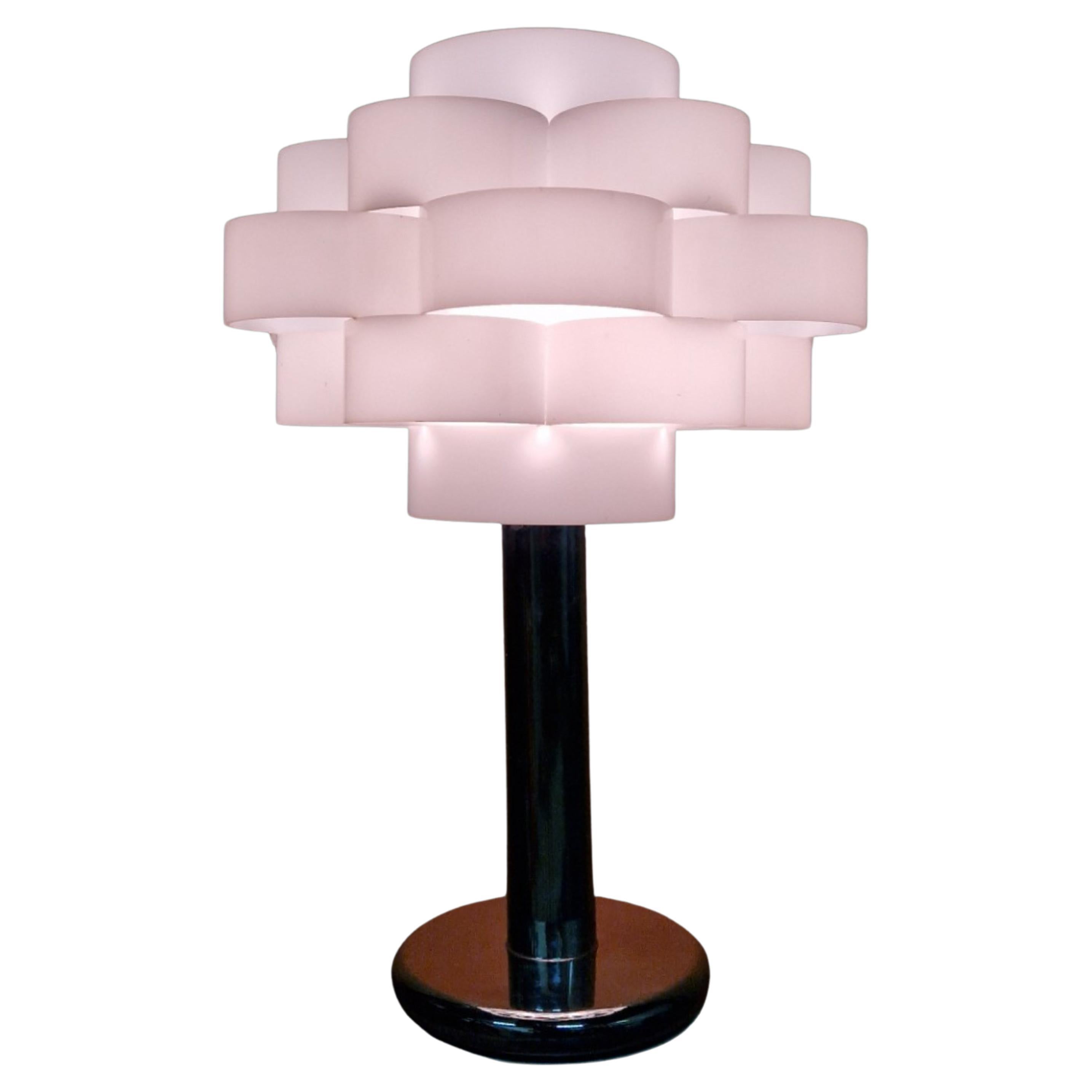 Space age Panton style table lamp, Italy 1960s