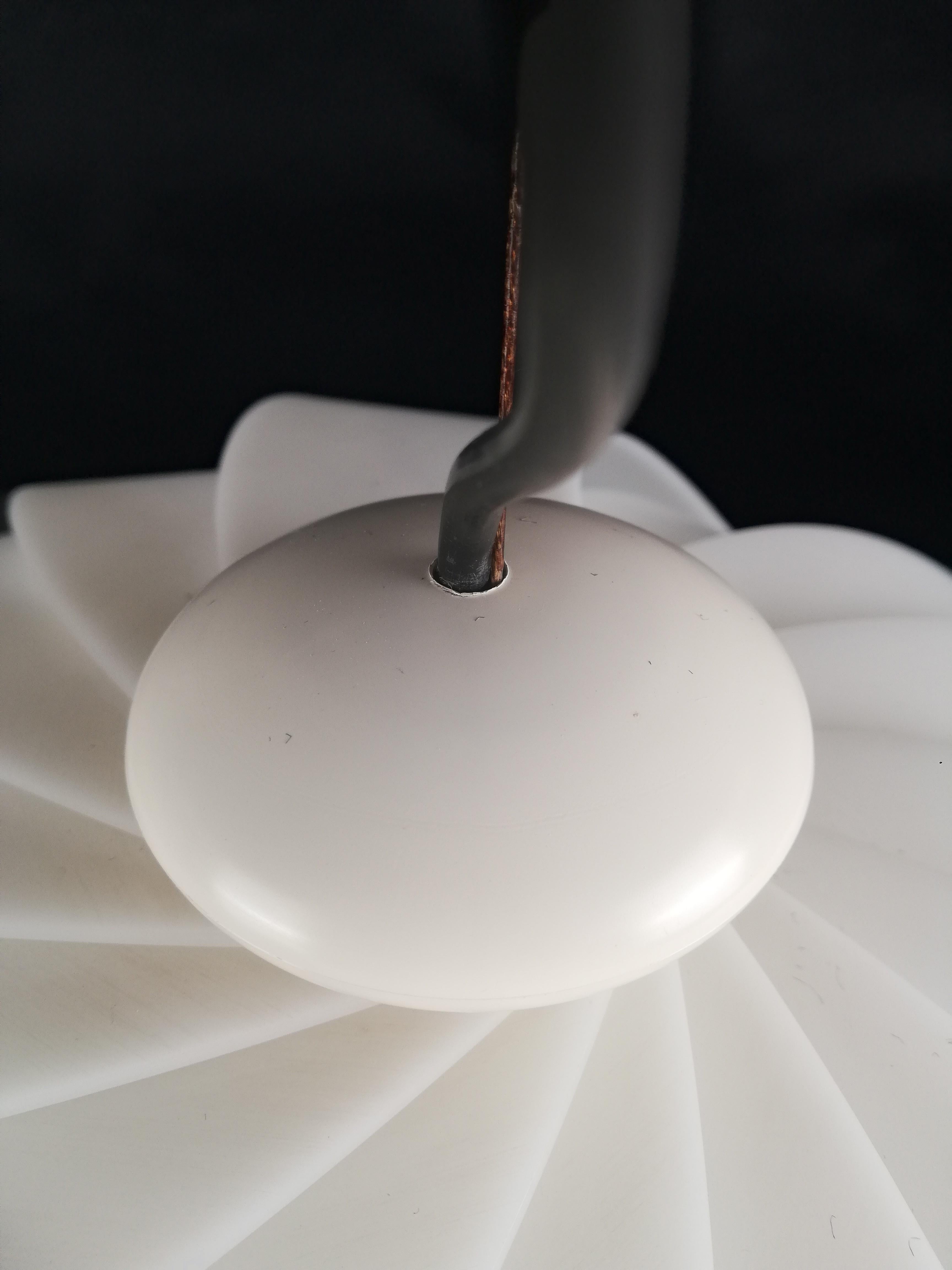 Space Age Pendant by Guzzini in the Style of Eclipse Lamp of Mauricio Klabin For Sale 2