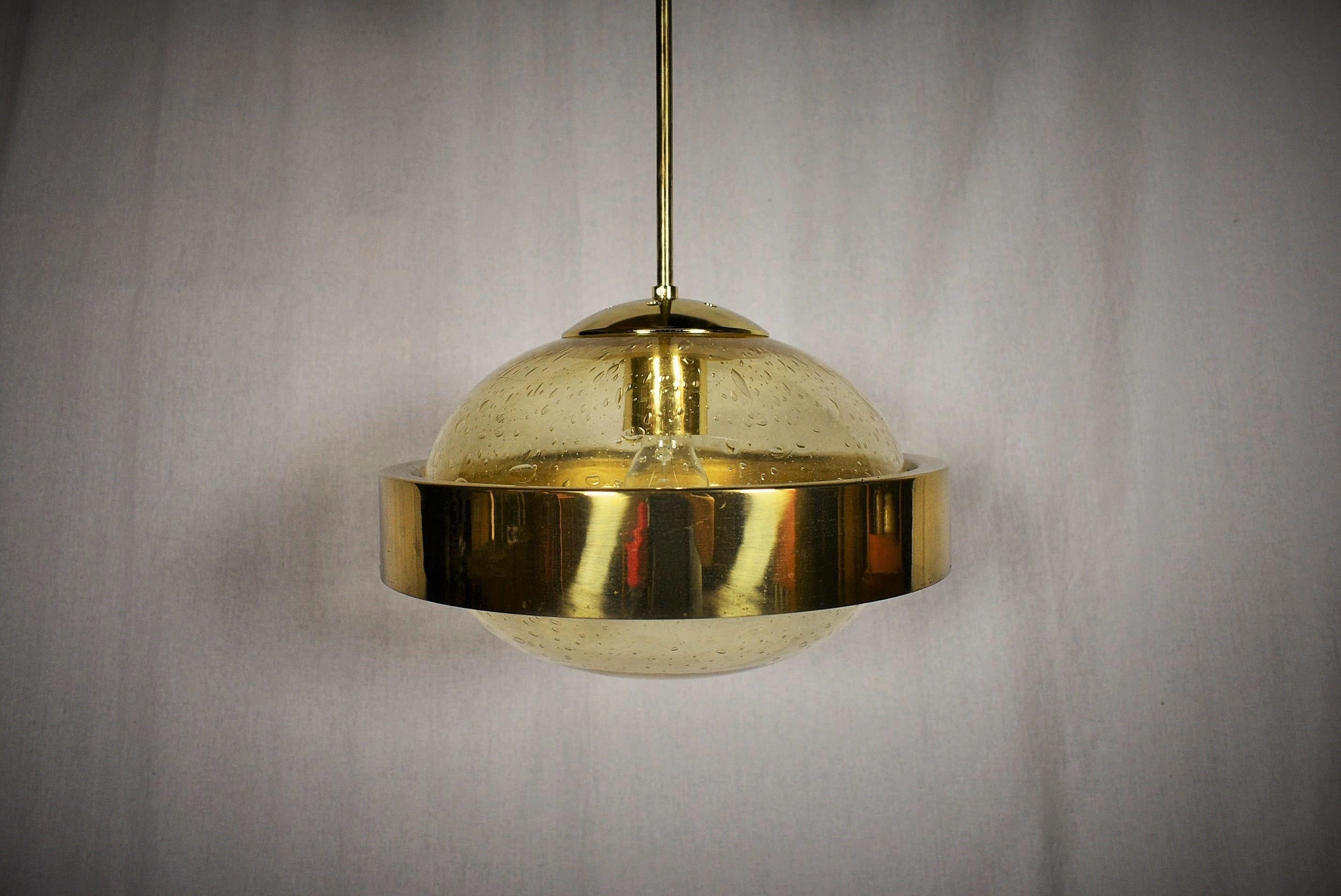 Czech Space Age Pendant by Kamenicky Senov, 1970s