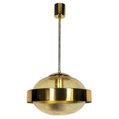 Lampe à suspension de l'ère spatiale de Kamenicky Senov, années 1970