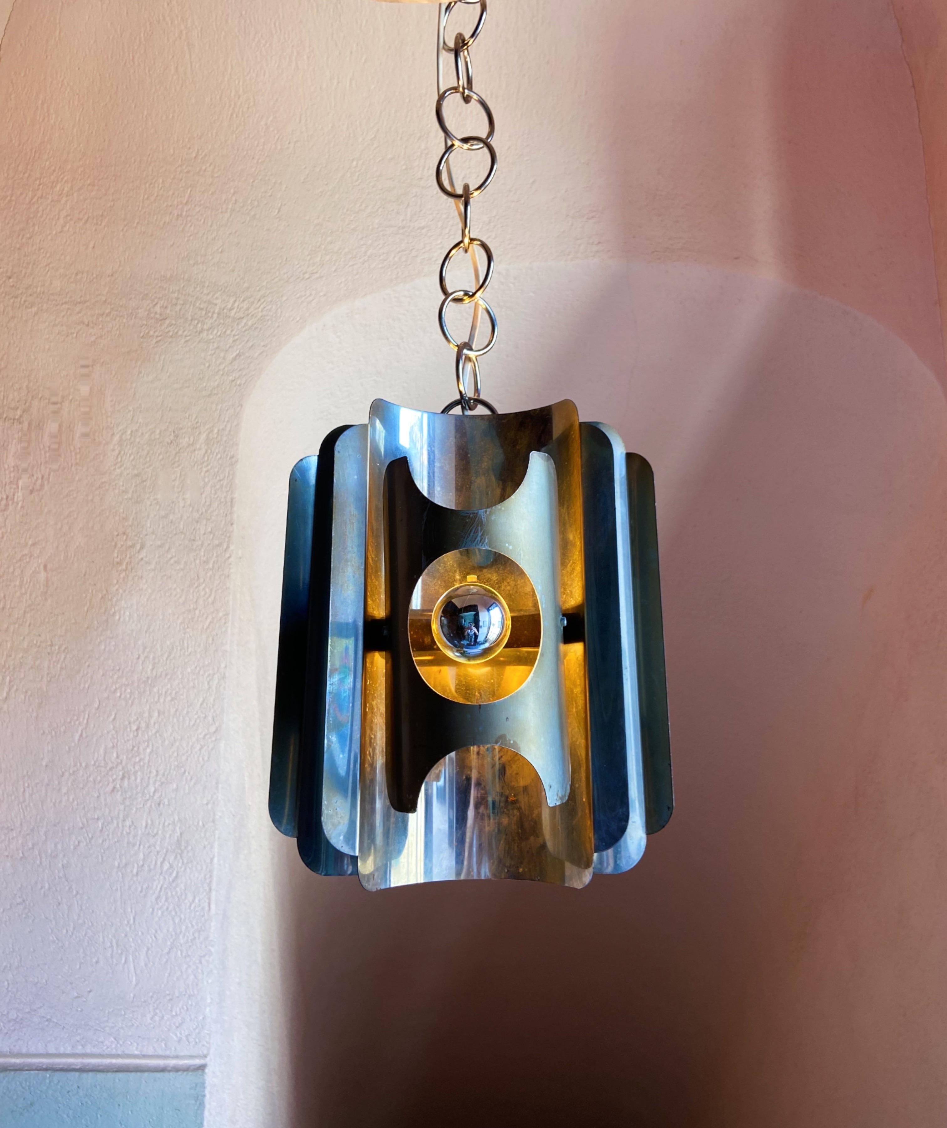 Italian Space age pendant by RAAK, 1970s  For Sale
