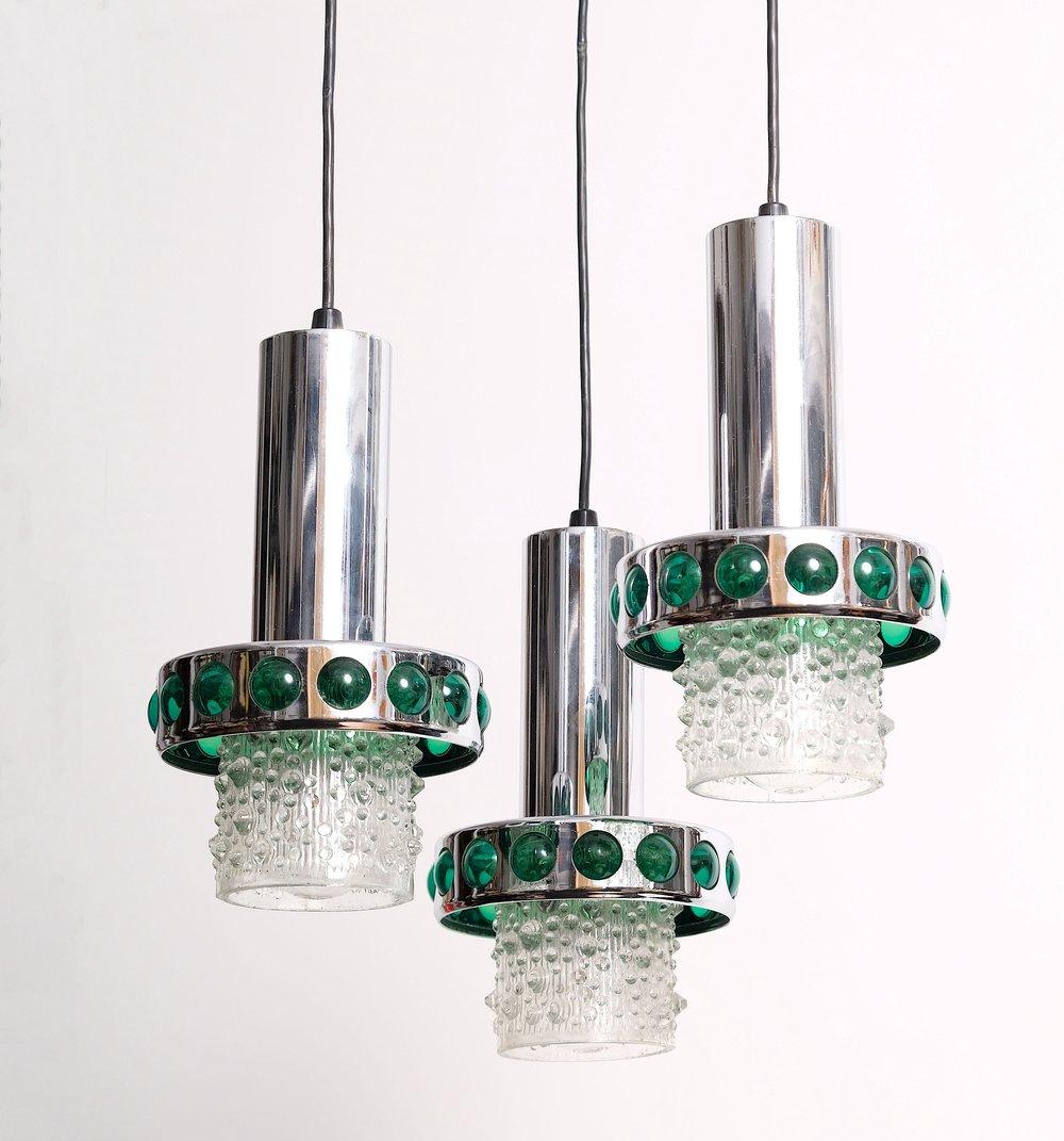 Mid-Century Modern Pendentif de l'ère spatiale rare, Allemagne, années 1960 en vente
