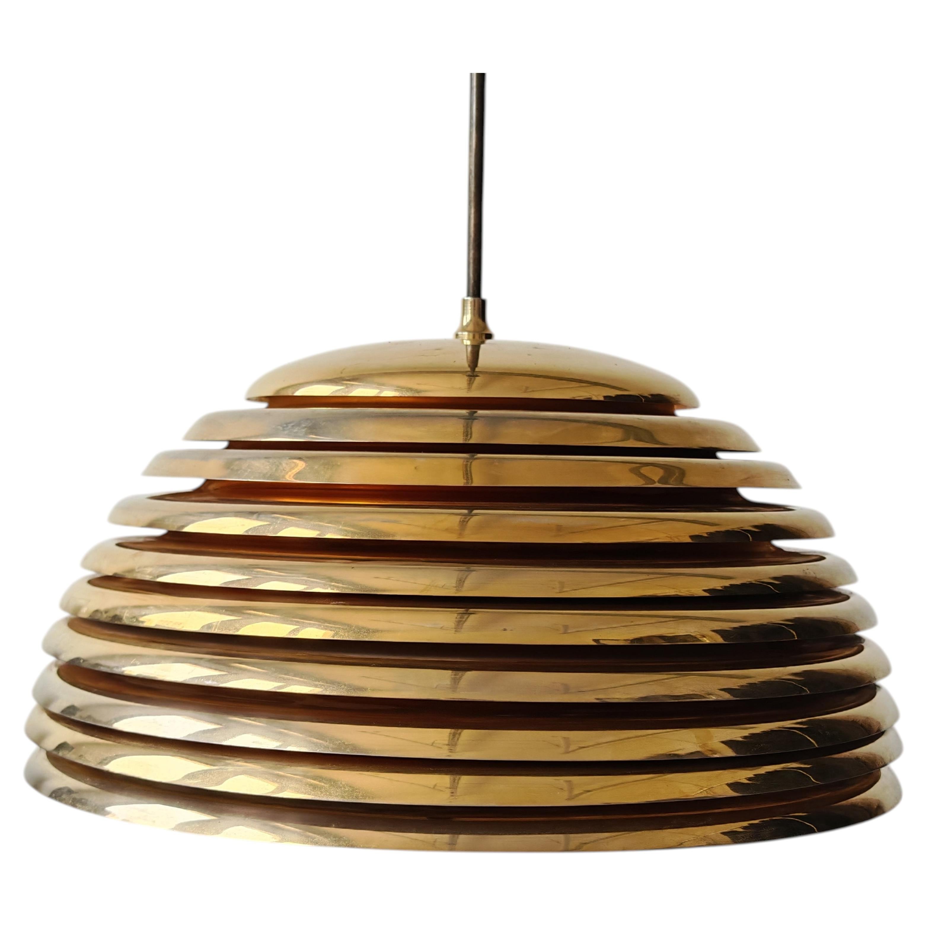 Space Age pendant lamp by Kazuo Motozawa for Staff Leuchten, Germany 1970s For Sale