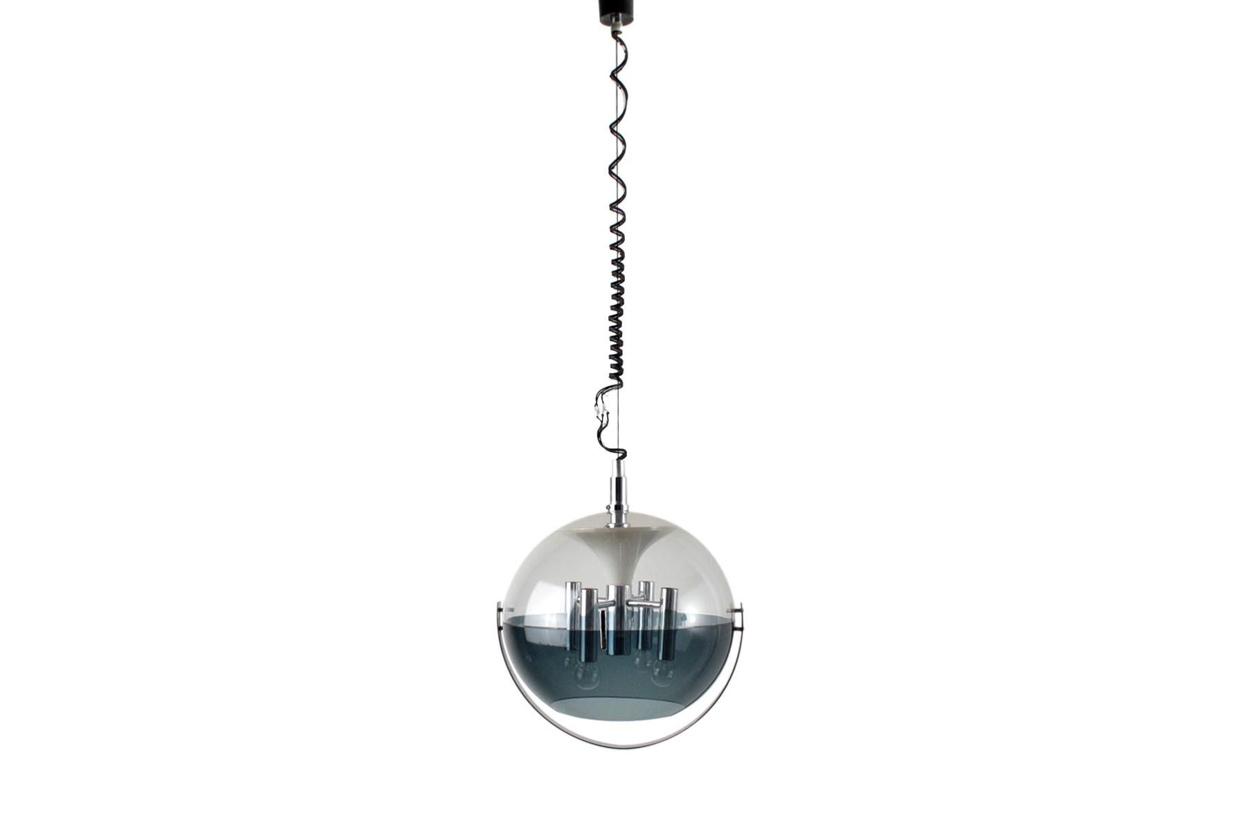 20th Century Space Age Pendant Lamp by Stilux For Sale