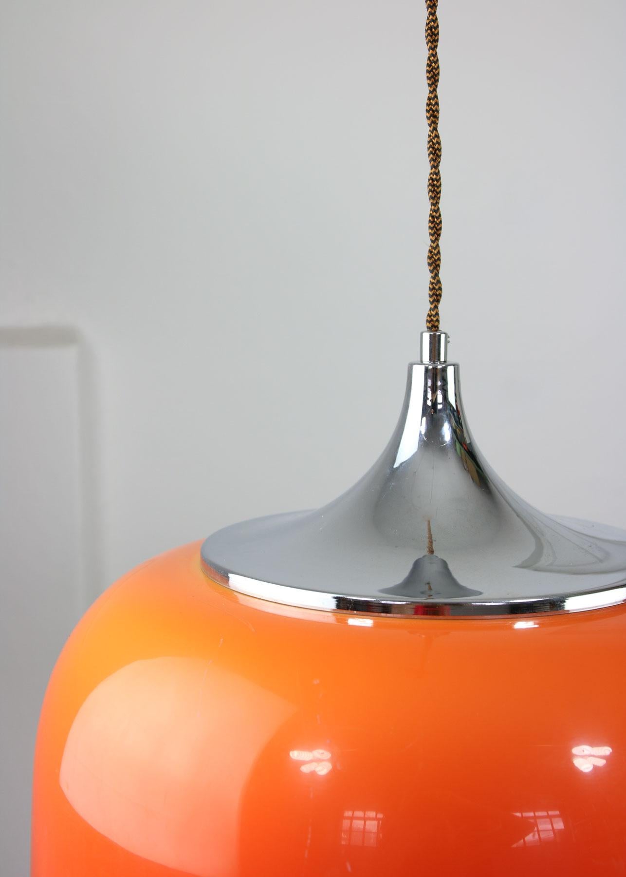 Space Age Pendant Lamp From Guzzini For Sale 2