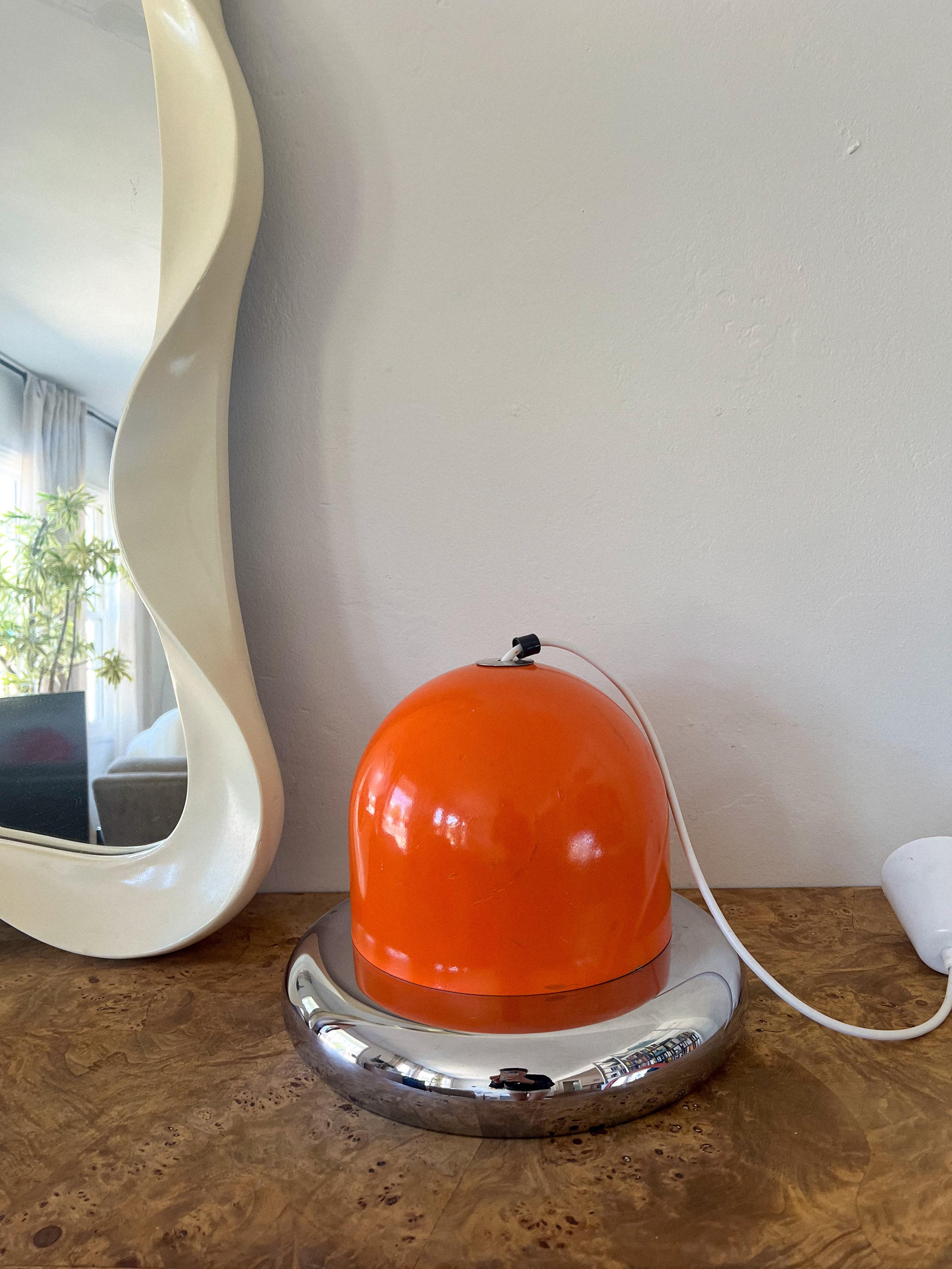 Lampe suspendue de l'ère spatiale dans le style de Harvey Guzzini Dijkstra, années 1960 Bon état - En vente à La Mesa, CA