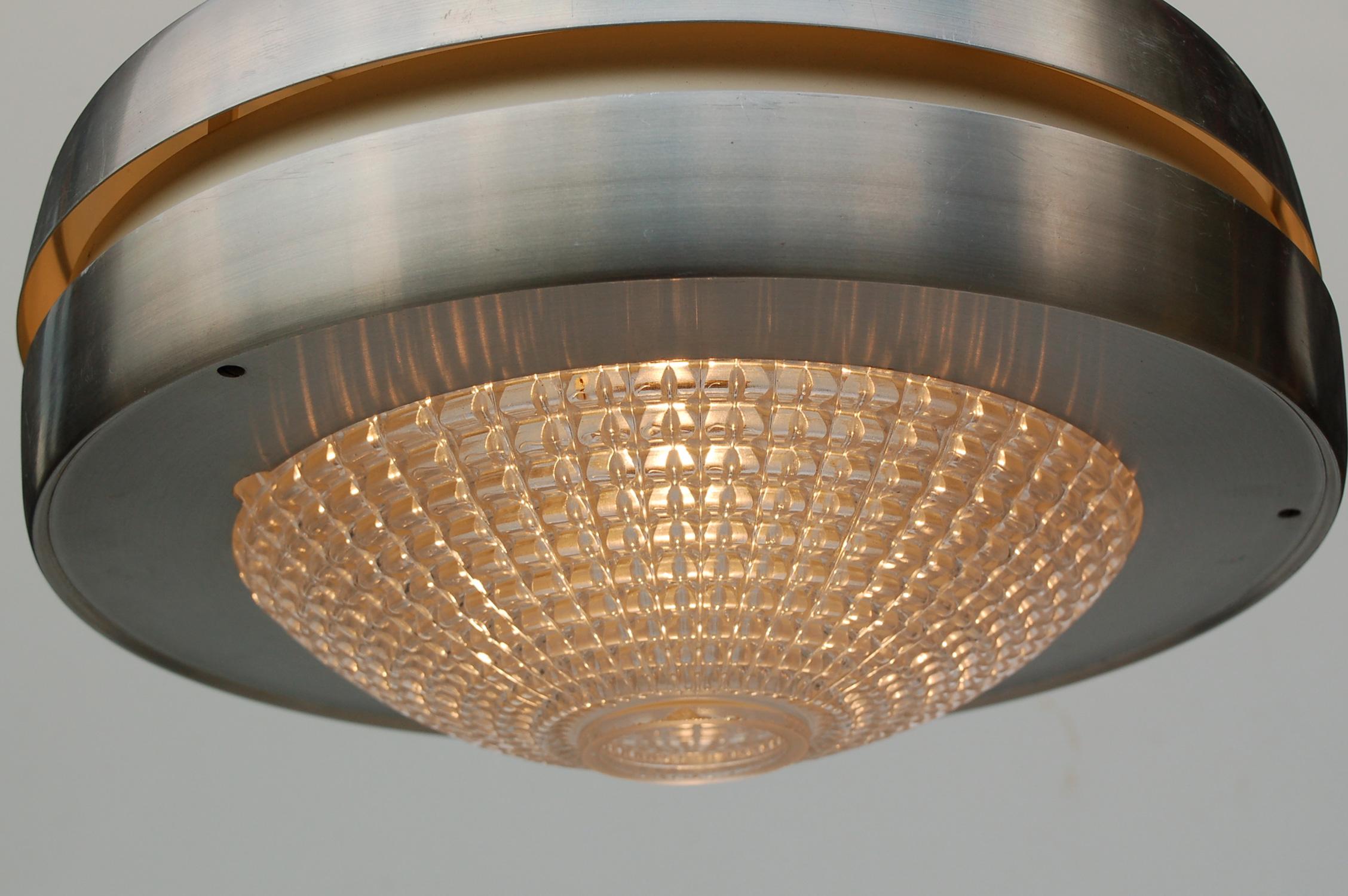Space Age Pendant Light by RAAK, 1960s, Netherlands In Good Condition For Sale In Noorderwijk, BE