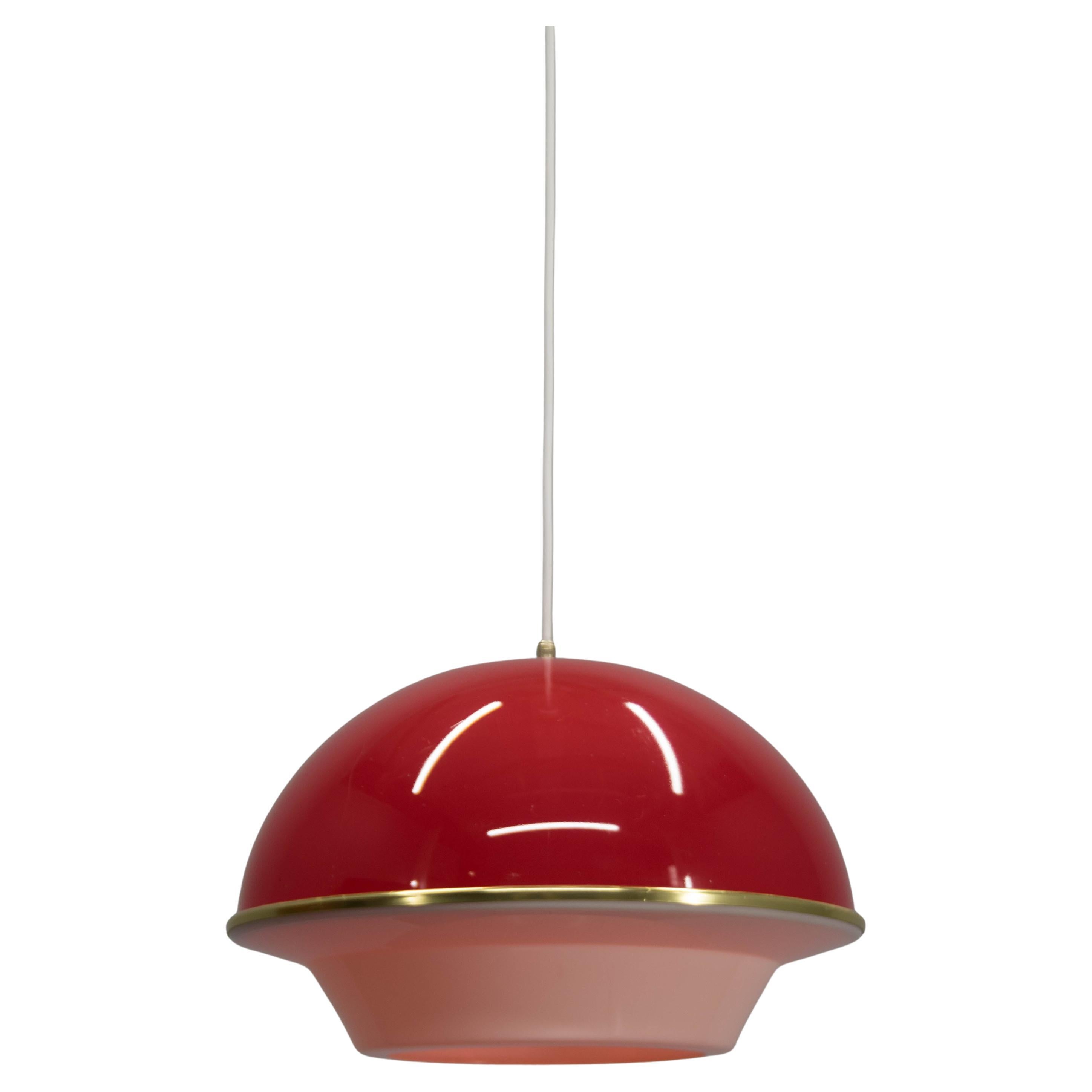 Space Age Plastic Pendant, Italy, 1960s