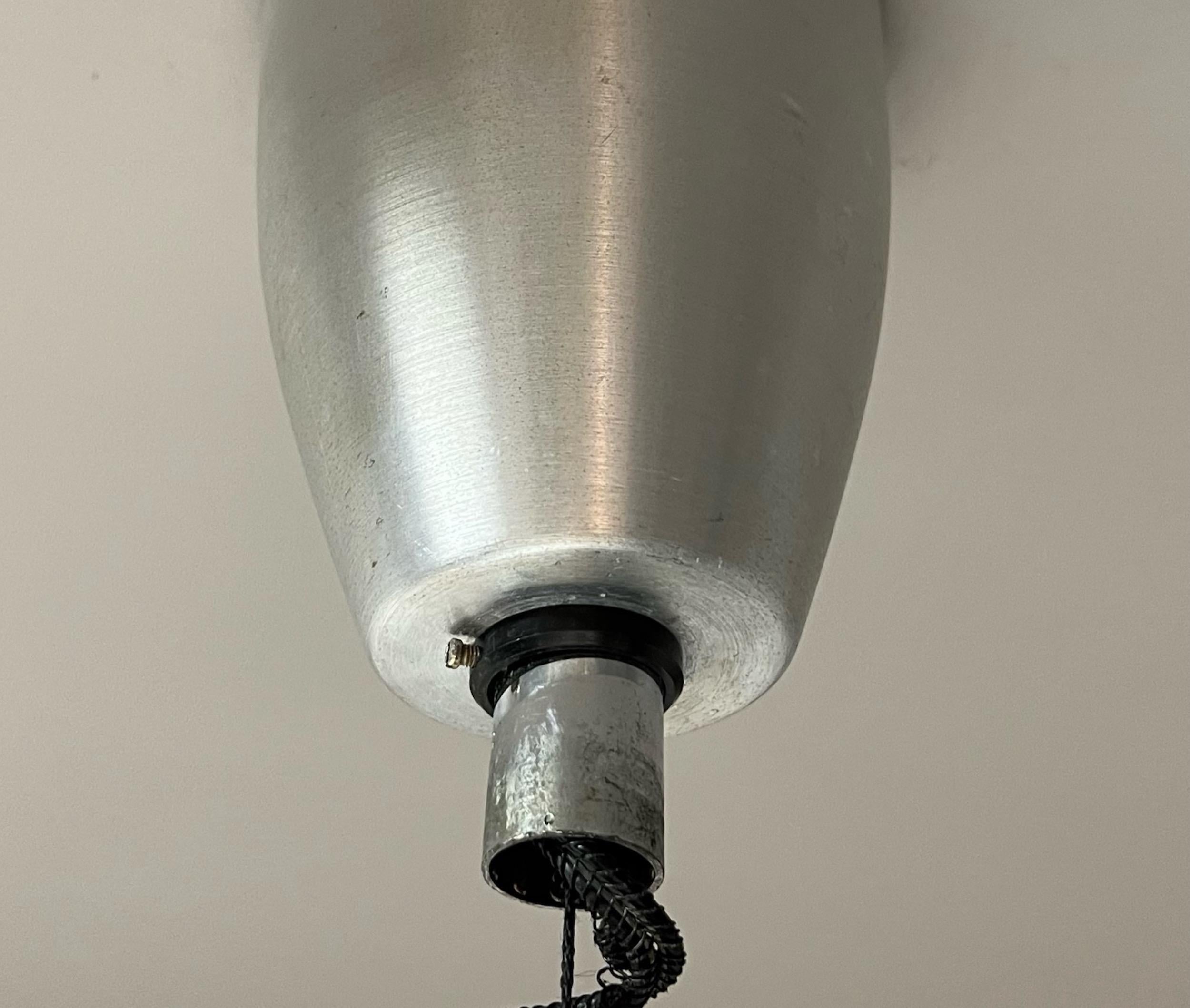 Ère spatiale Lampe suspendue de l'ère spatiale de Stilux Milano, 1970 en vente