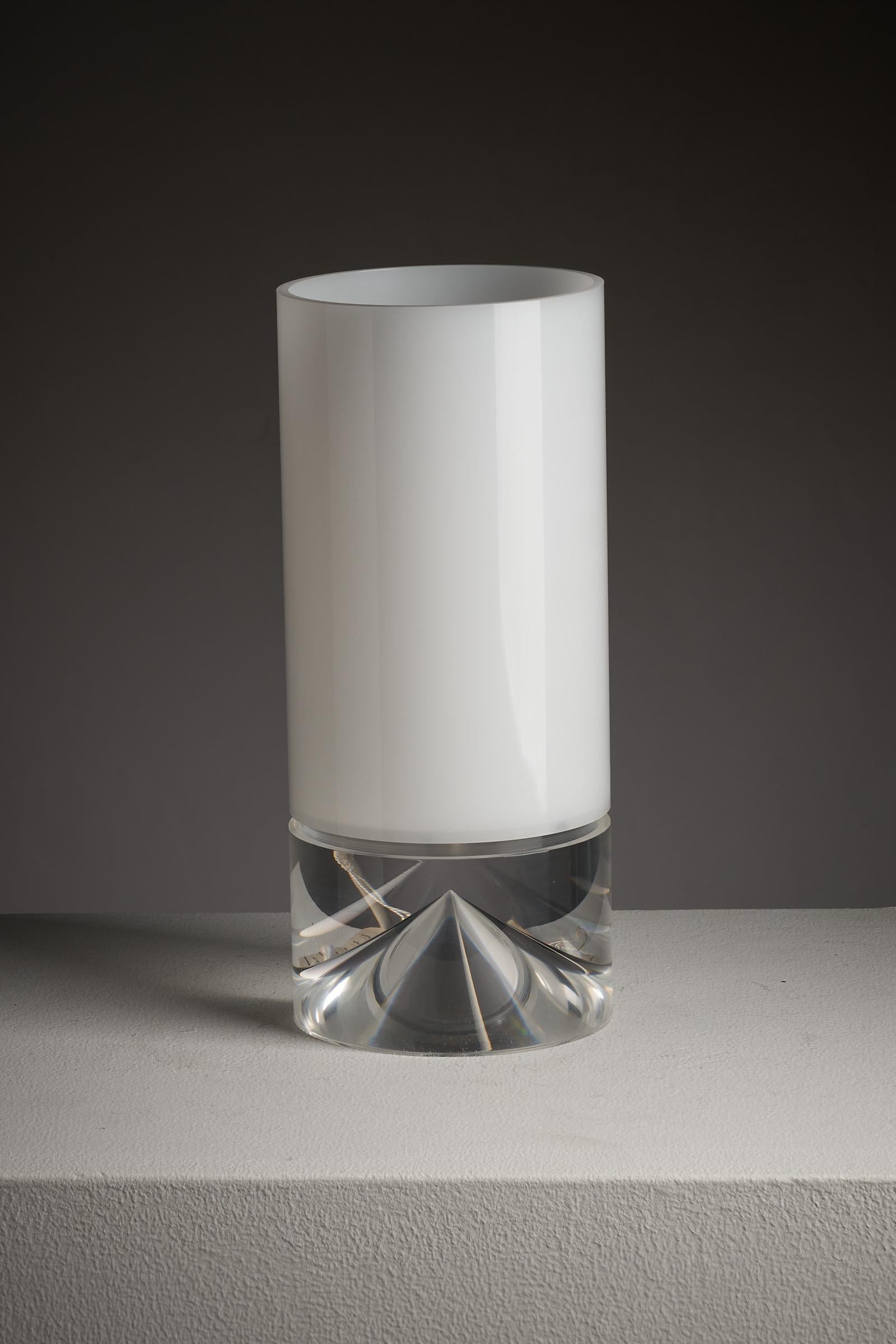 Space Age Plexiglass Table Lamp by Cosack For Sale 5
